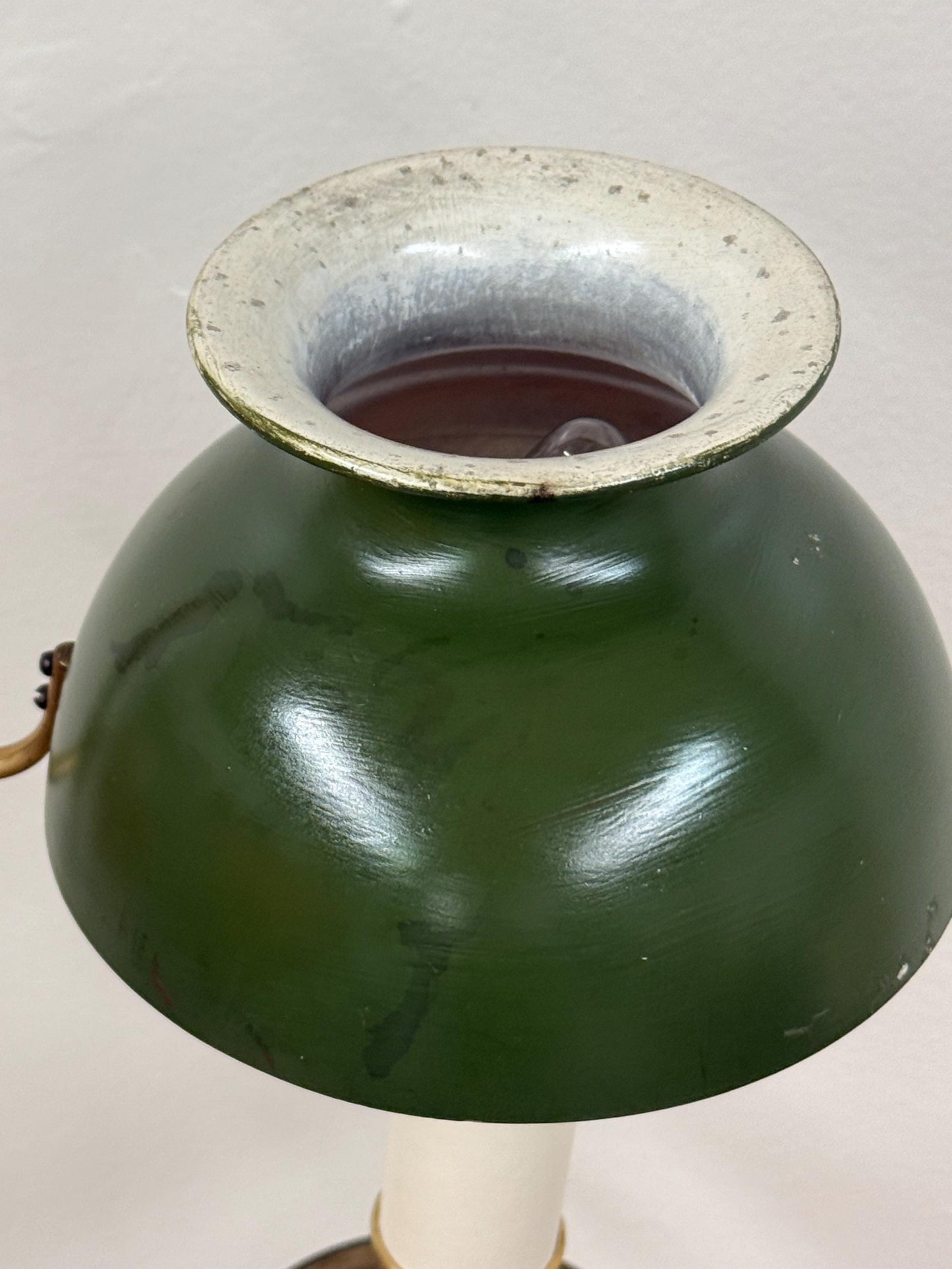 Refurbished Vintage Brass Student Lamp