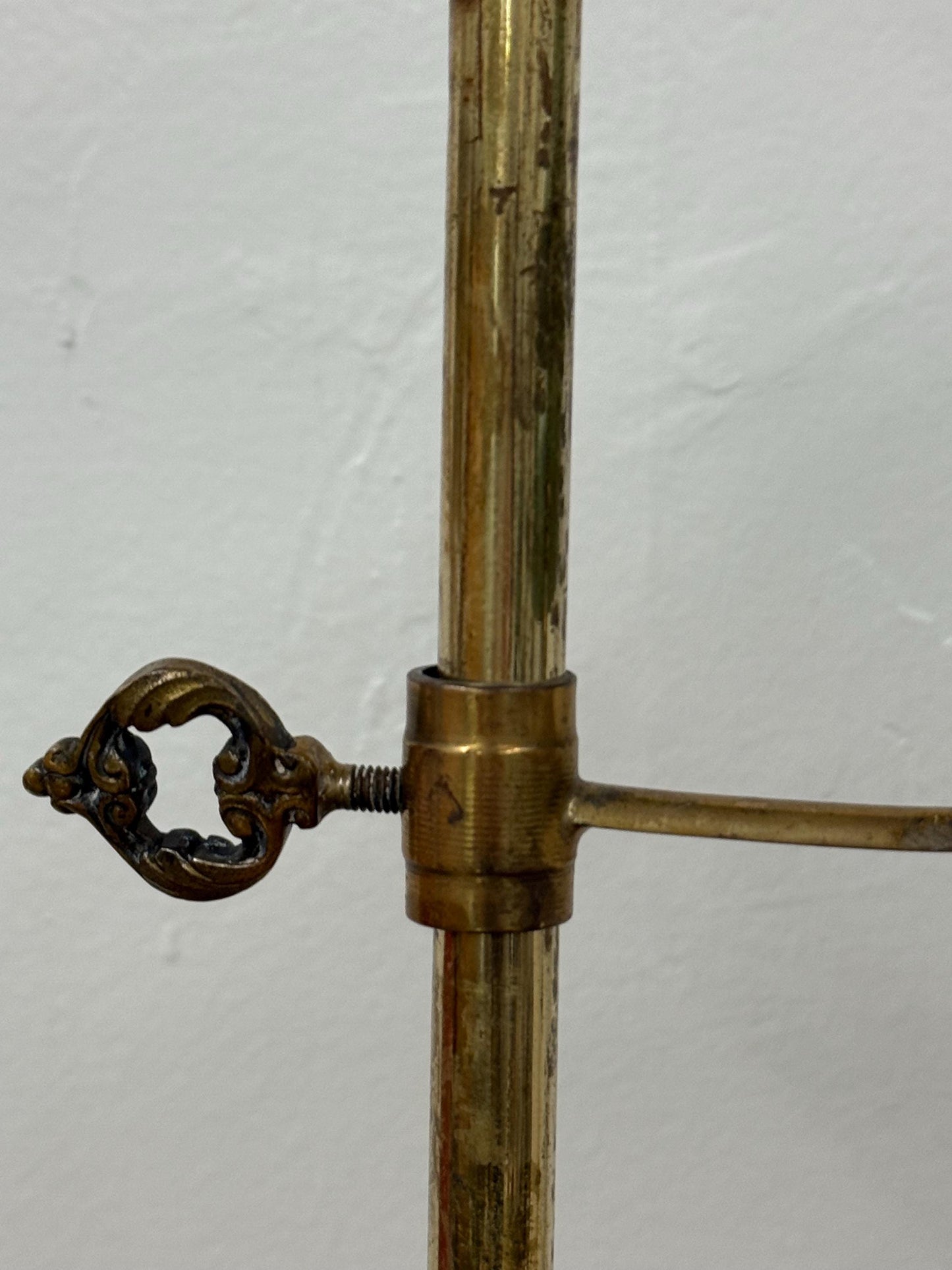 Refurbished Vintage Brass Student Lamp
