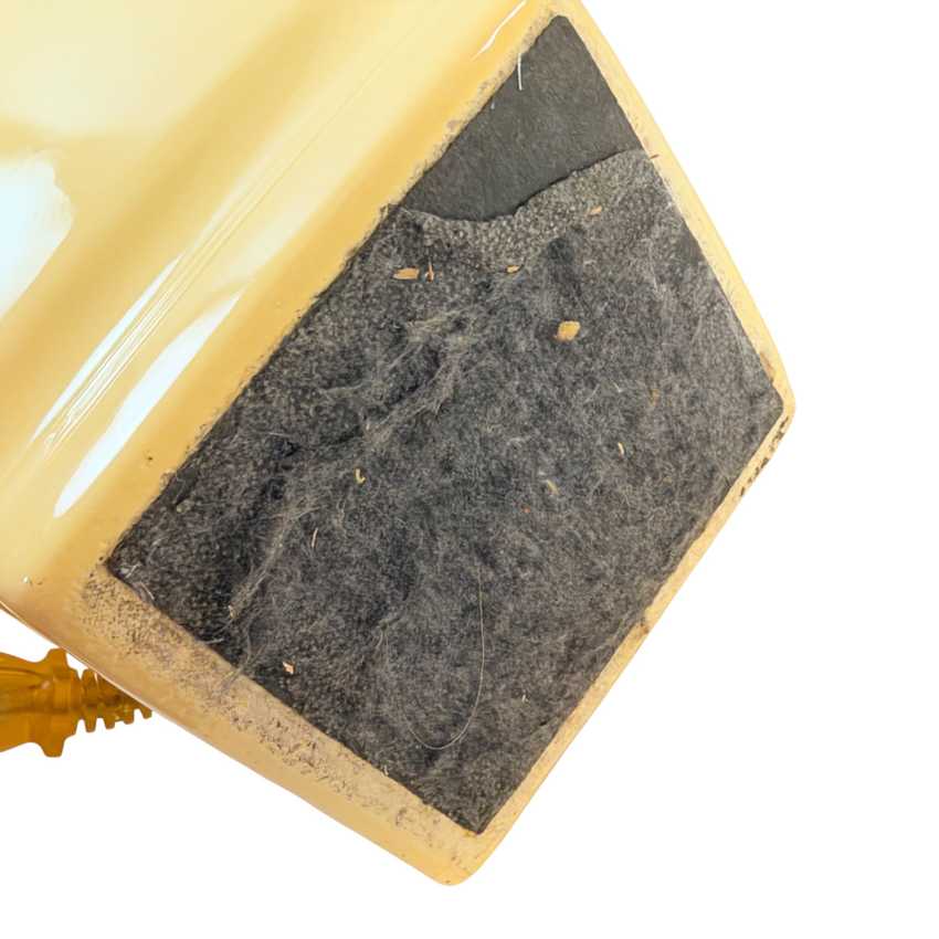Set of 3 Yellow Ceramic Table Lamps | Matching Ginger Jar Style Lamps | Butter Yellow Bedroom and Living Room Lighting
