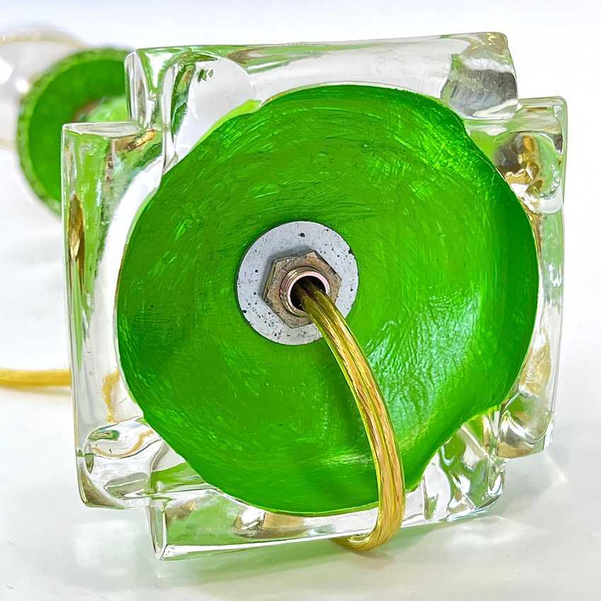 Emmitt - Electric Green Boudoir Lamp