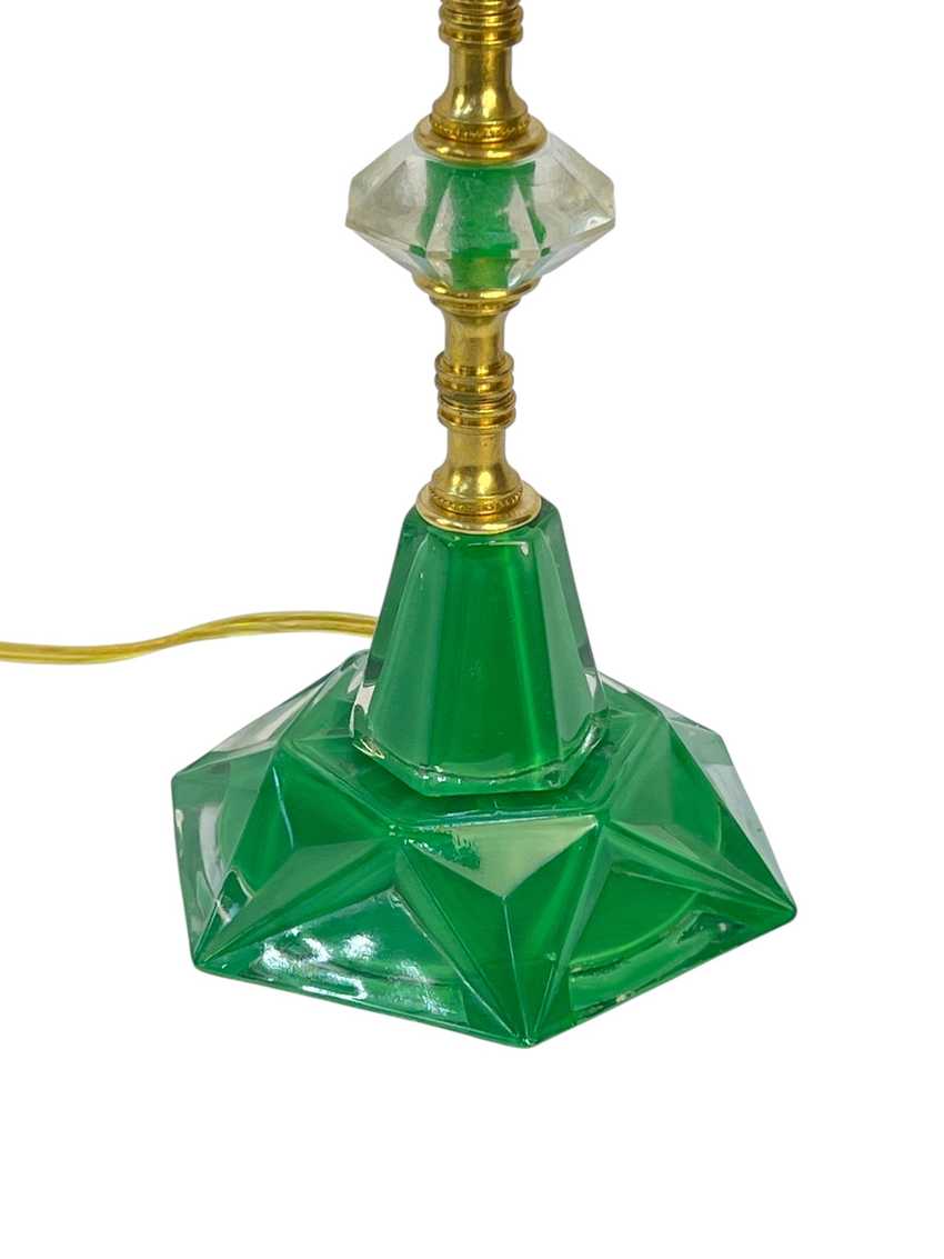 Bibi - Hexagonal Green Boudoir Lamp