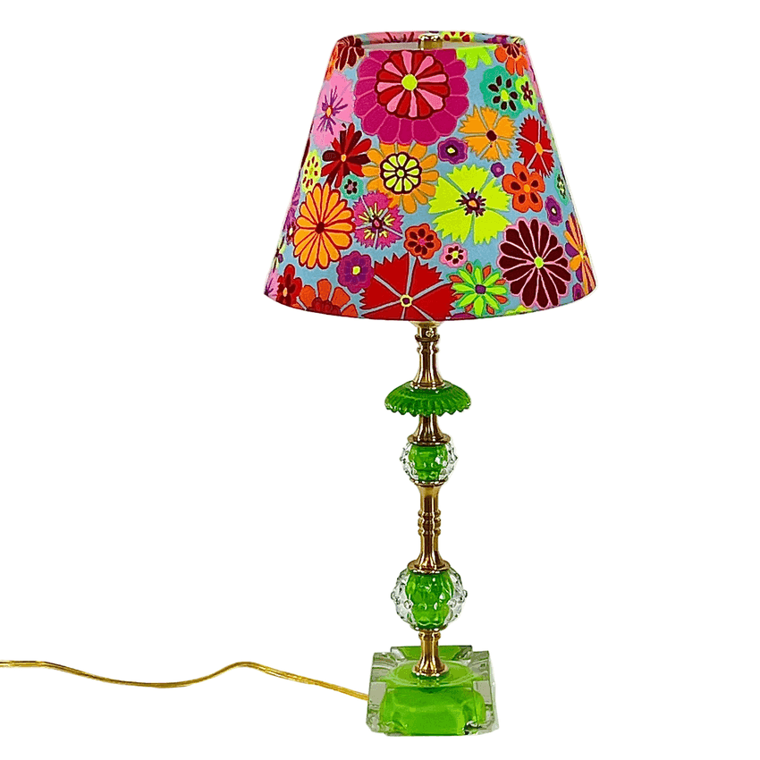 Emmitt - Electric Green Boudoir Lamp
