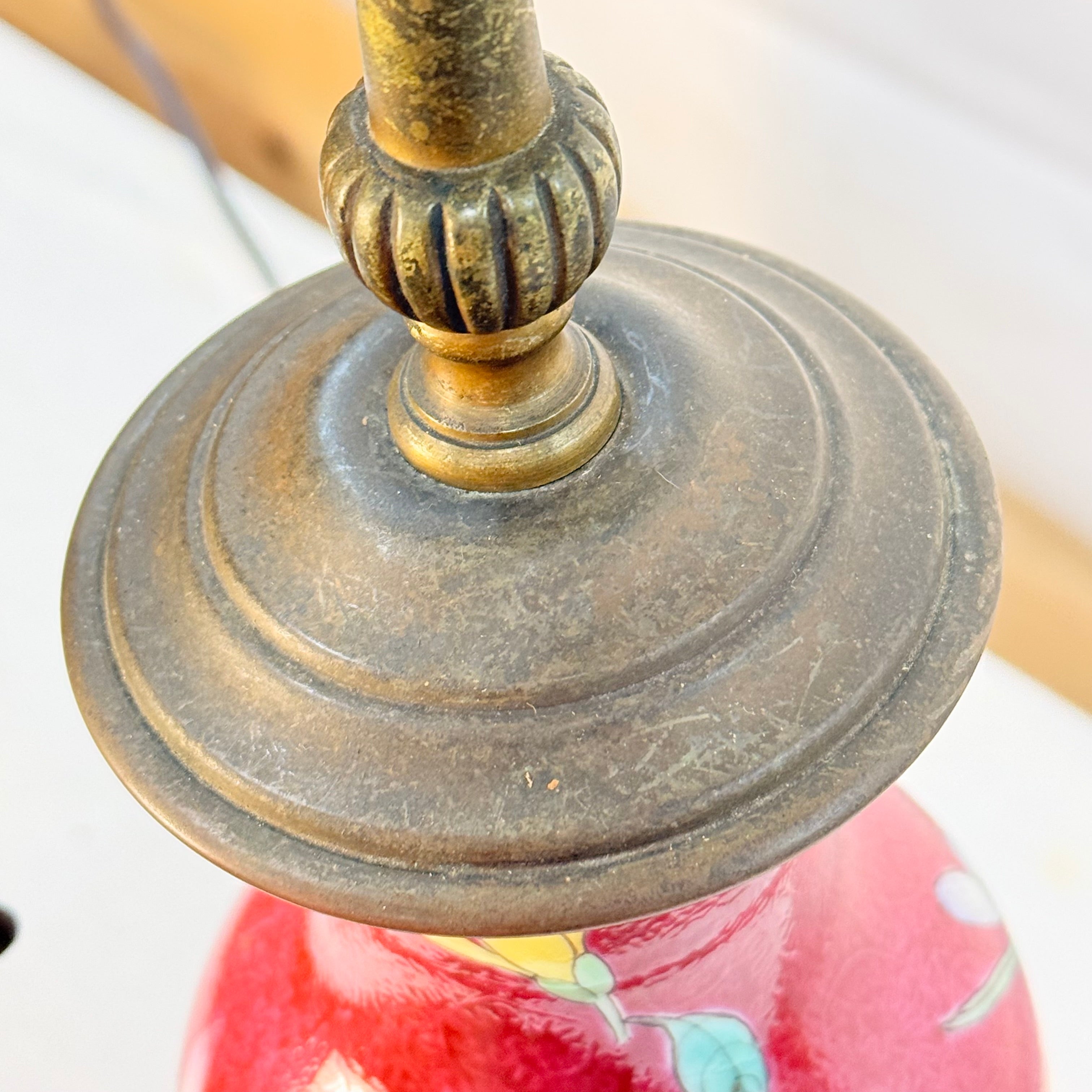 Vintage Asian Vase Lamp