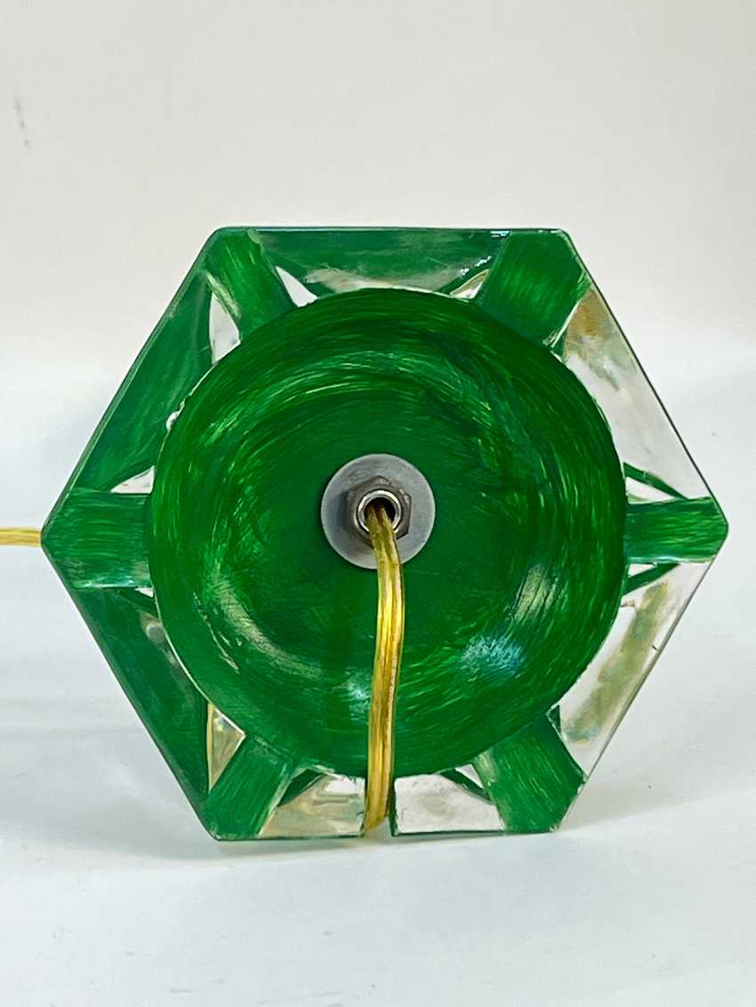 Bibi - Hexagonal Green Boudoir Lamp