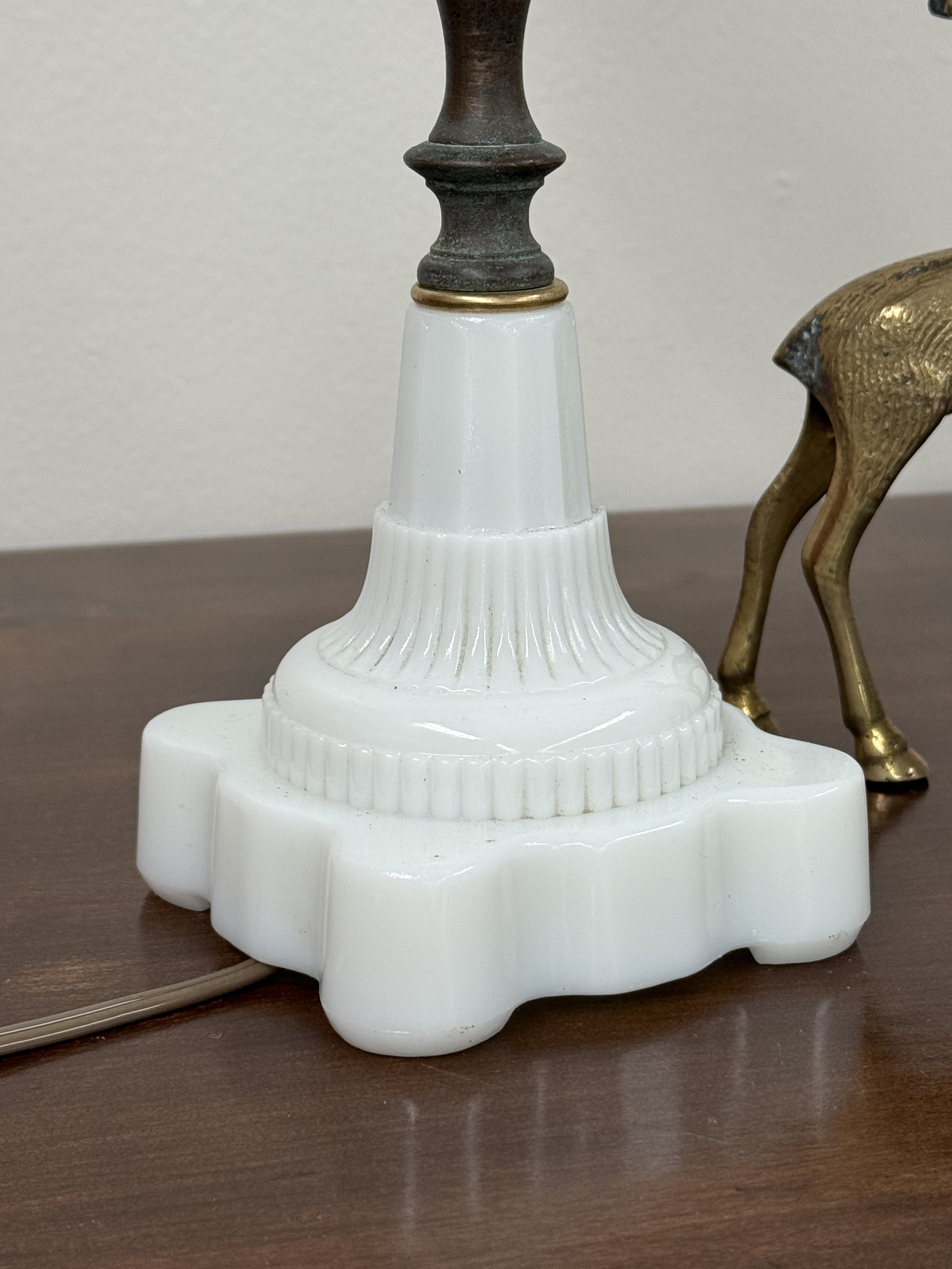 Amethyst Glass Custom Built Lamp