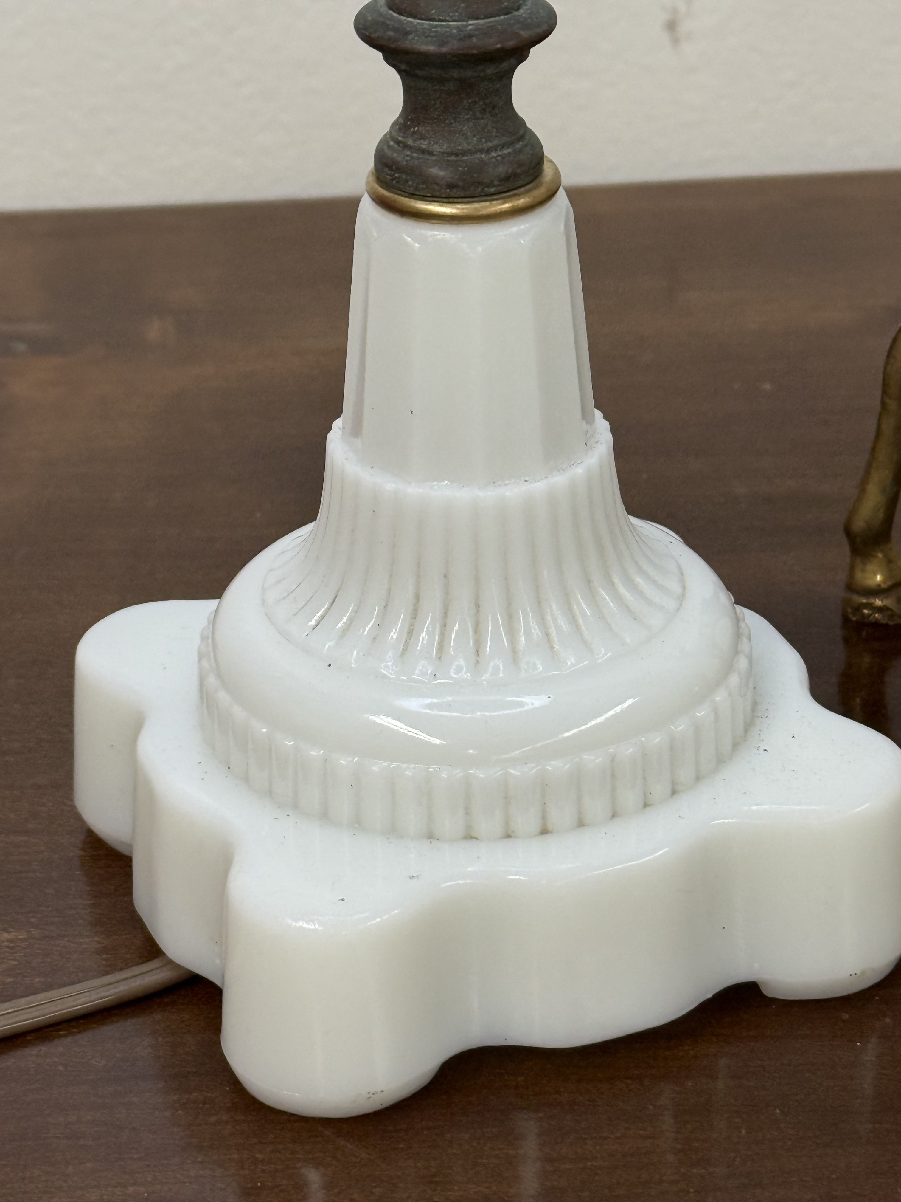 Amethyst Glass Custom Built Lamp