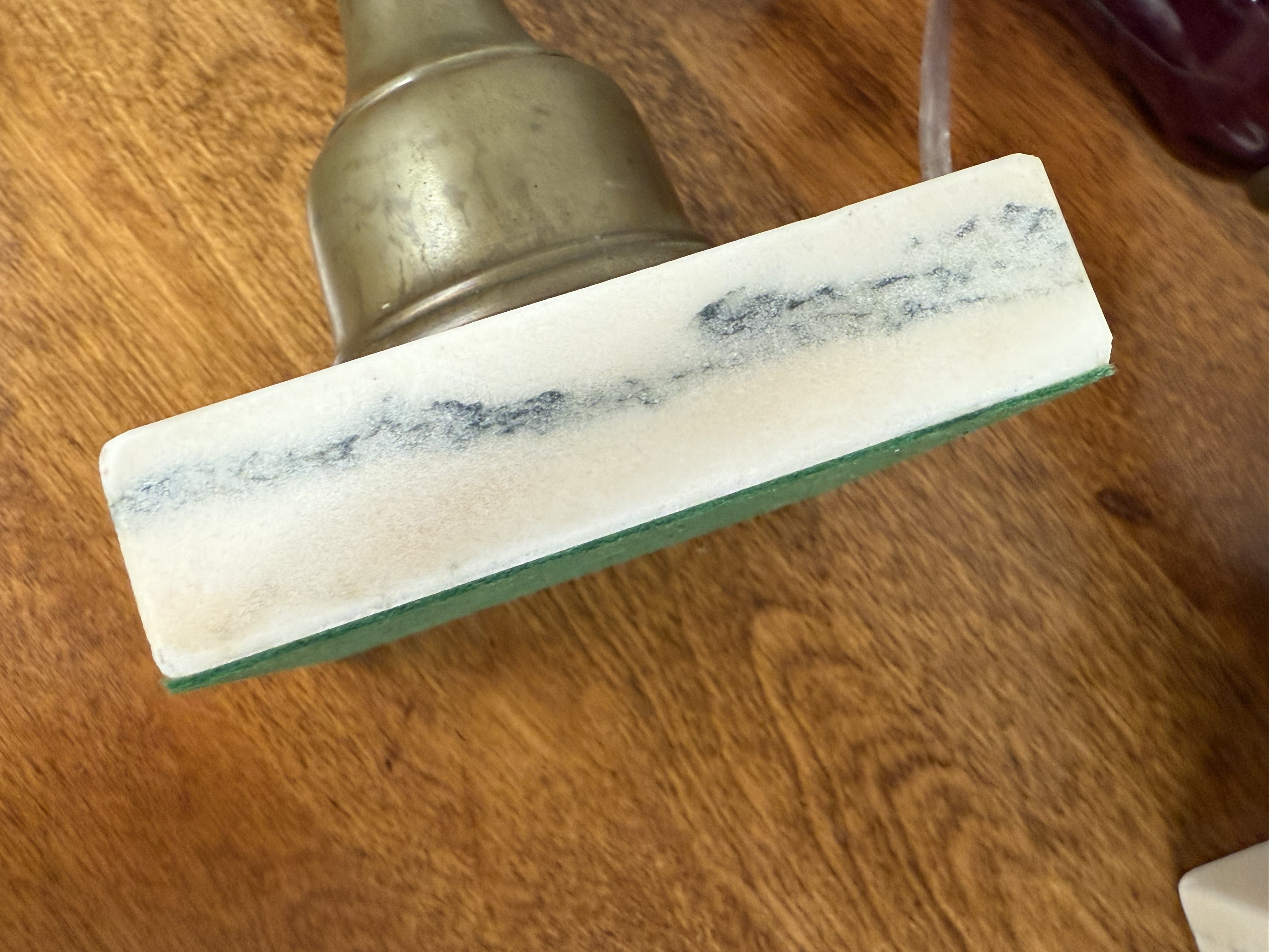 PAIR of Amethyst Glass Lamps