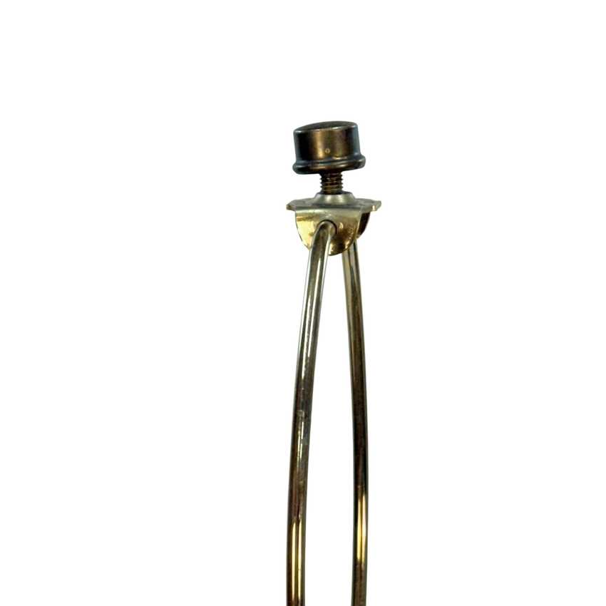 Vintage Amethyst Glass Table Lamp, Purple Thumbprint Glass Lamp, Brass Marble Base Lamp, Hollywood Regency Lighting