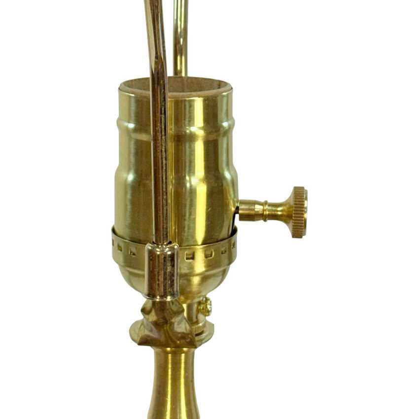 Vintage Amethyst Glass Table Lamp, Purple Thumbprint Glass Lamp, Brass Marble Base Lamp, Hollywood Regency Lighting