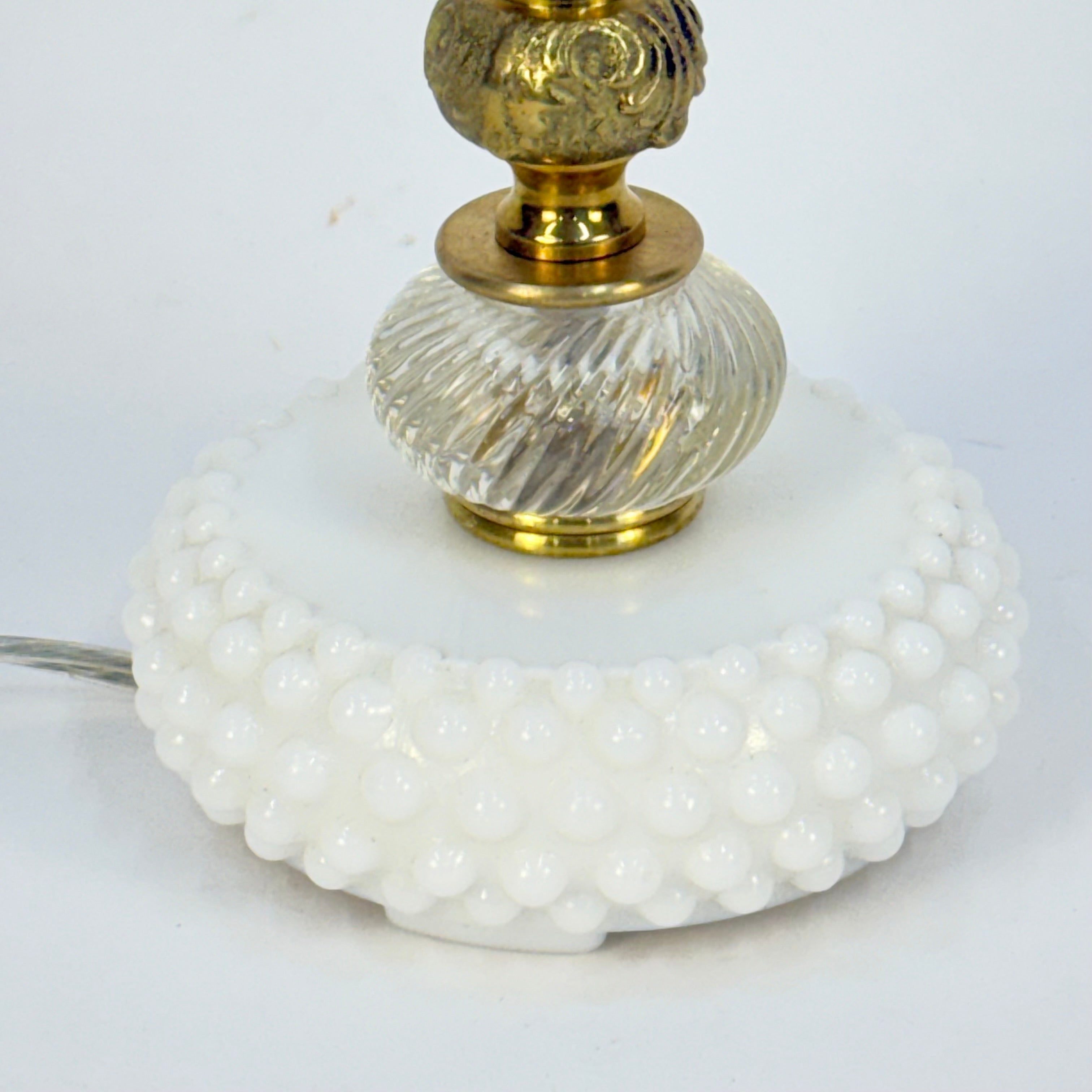 Brassy and Glassy Custom Built Lamp