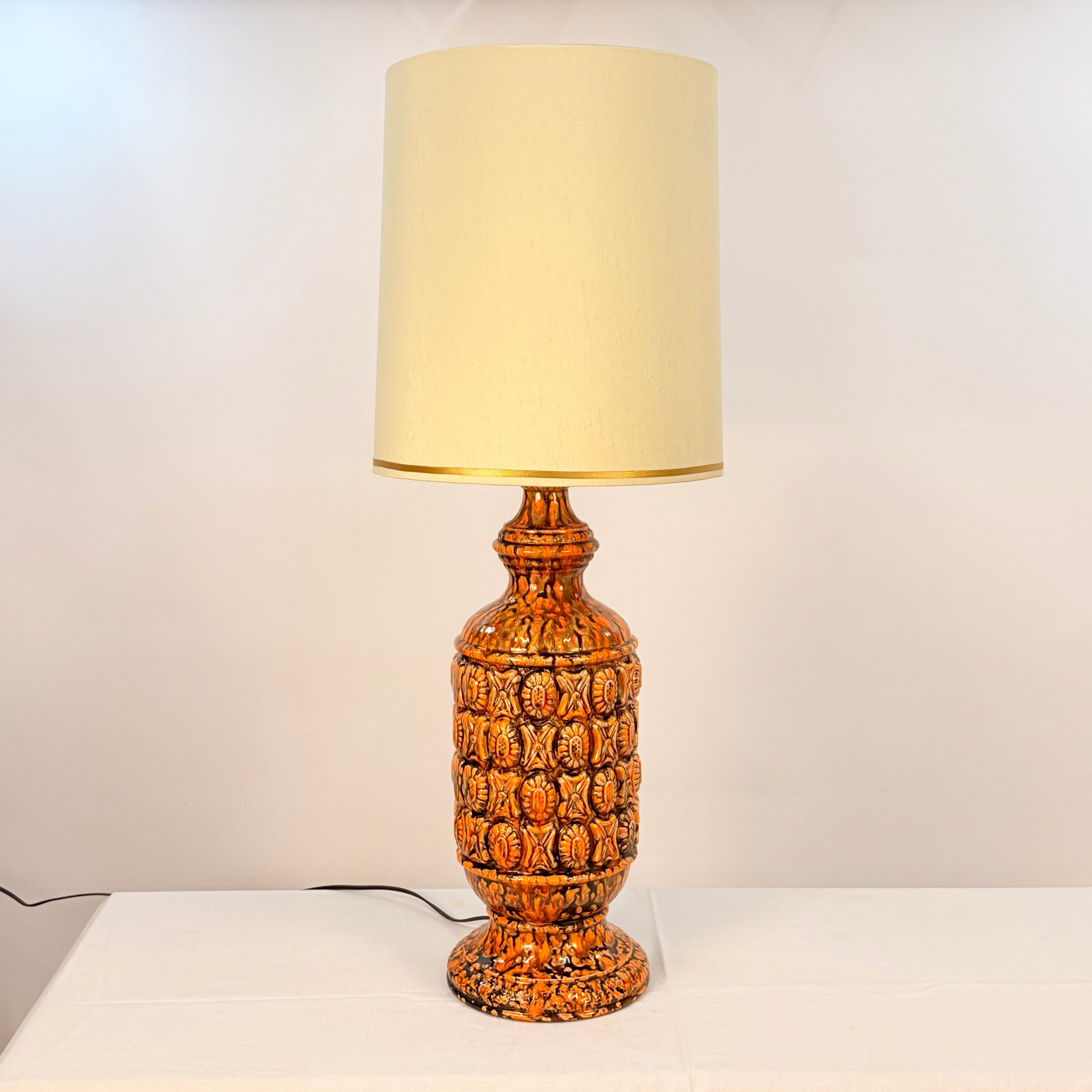 Tall Tapered Drum Shade For MCM Lamps