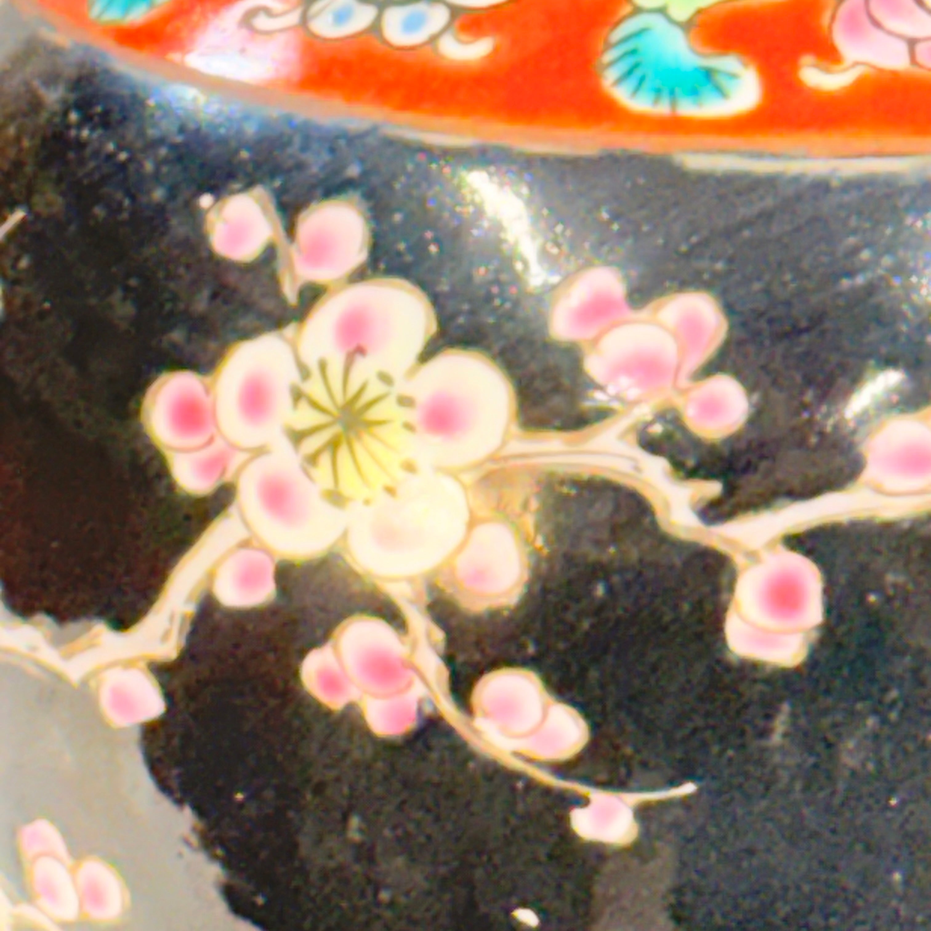 Vintage Japanese Vase Lamp