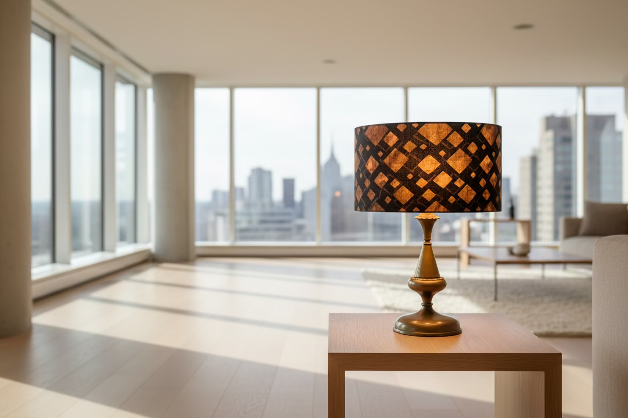 Diamond Batik - 14 inch Drum Shade