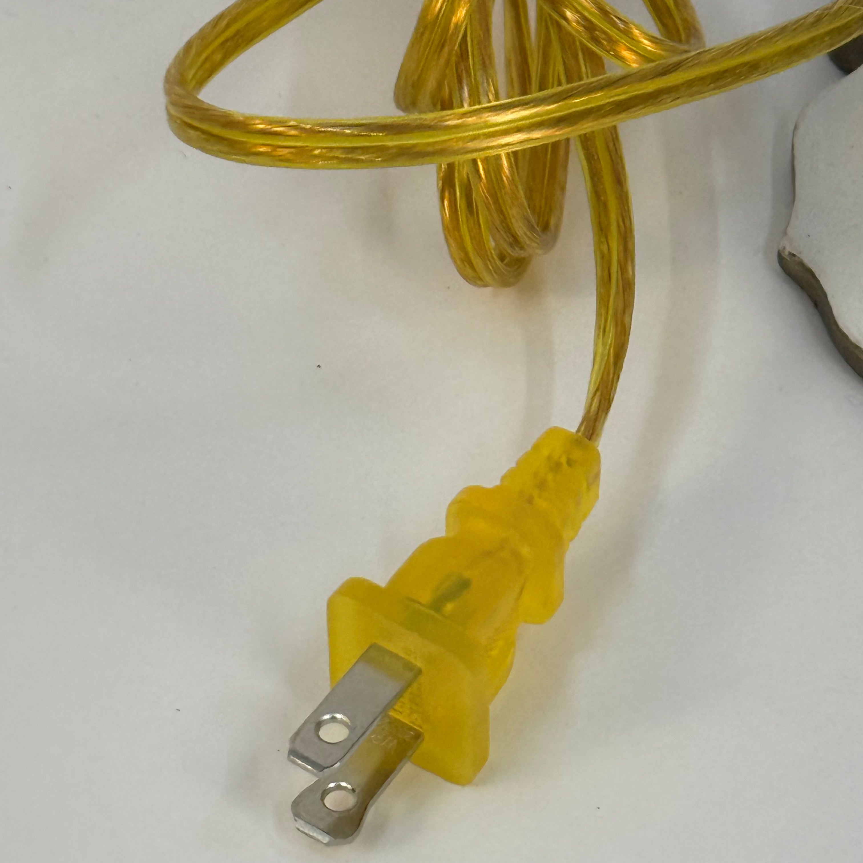 French Blue Opaline Lamp