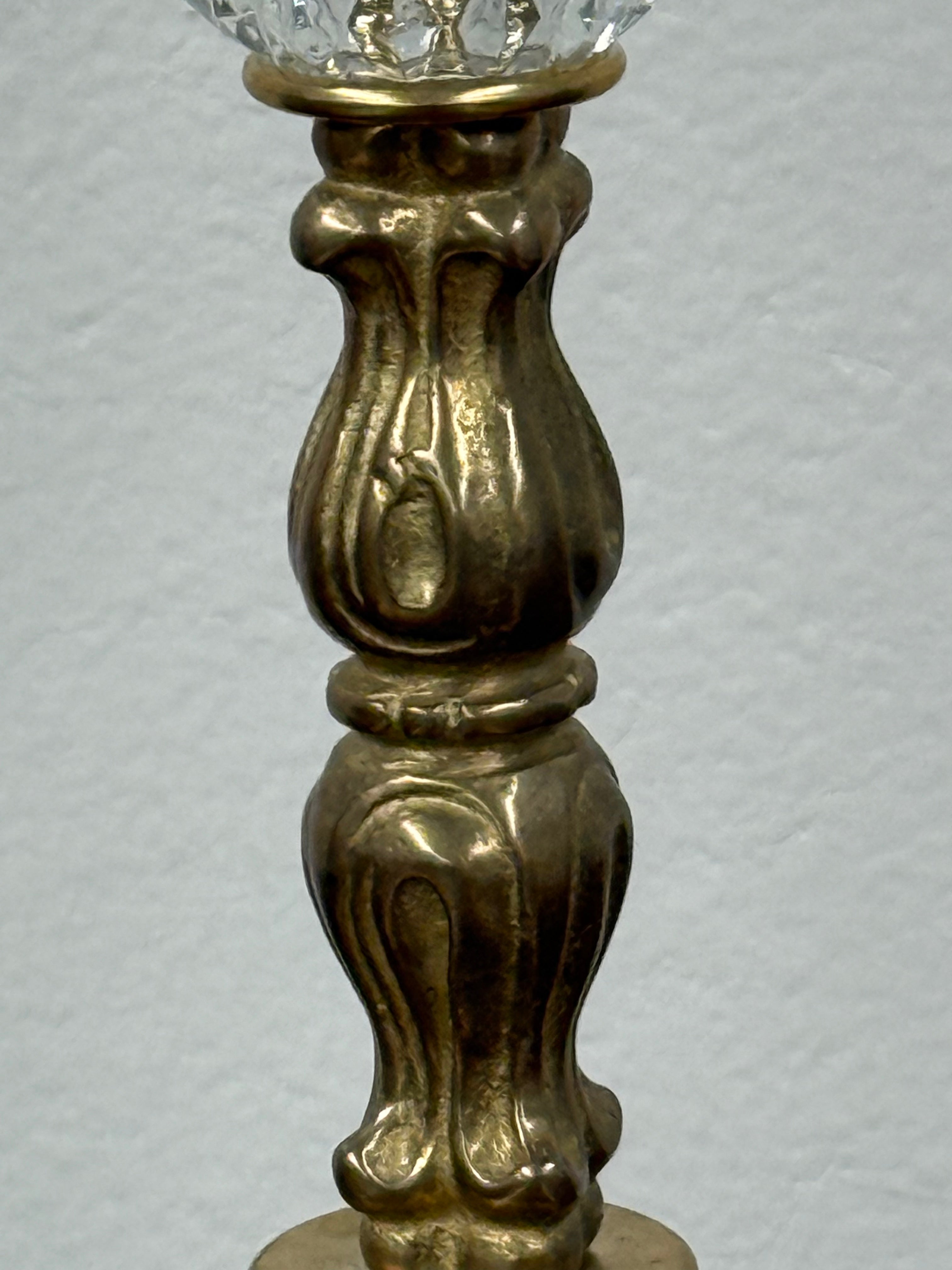 Brass and Glass Re-imagined Lamp