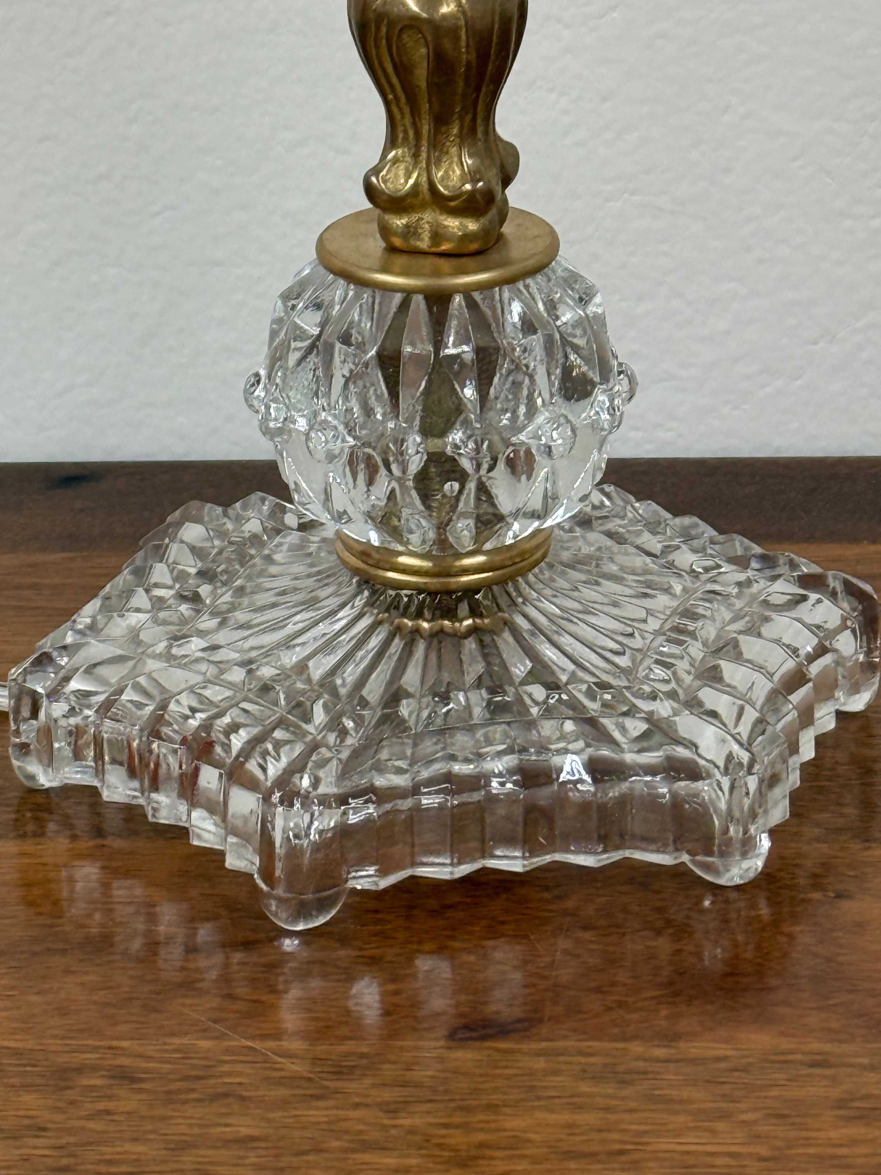 Brass and Glass Re-imagined Lamp