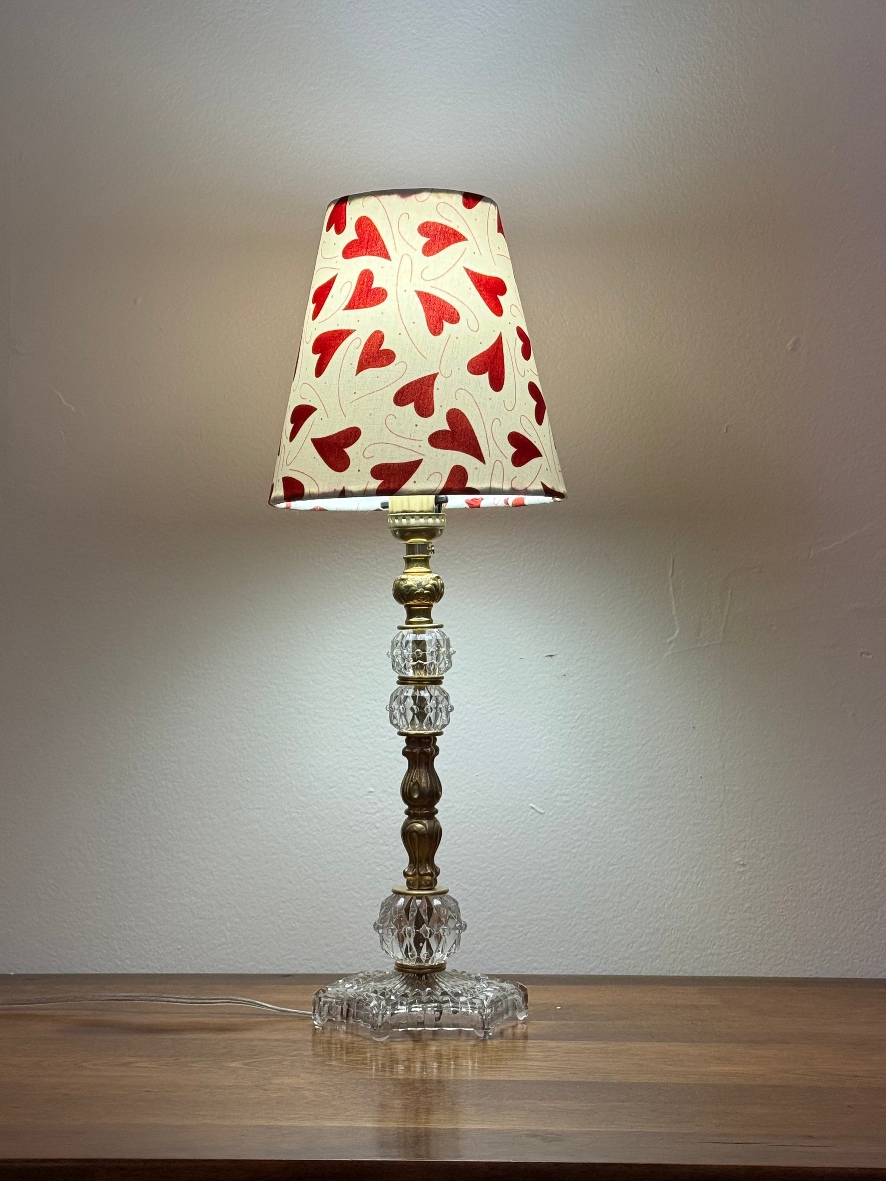 Brass and Glass Re-imagined Lamp