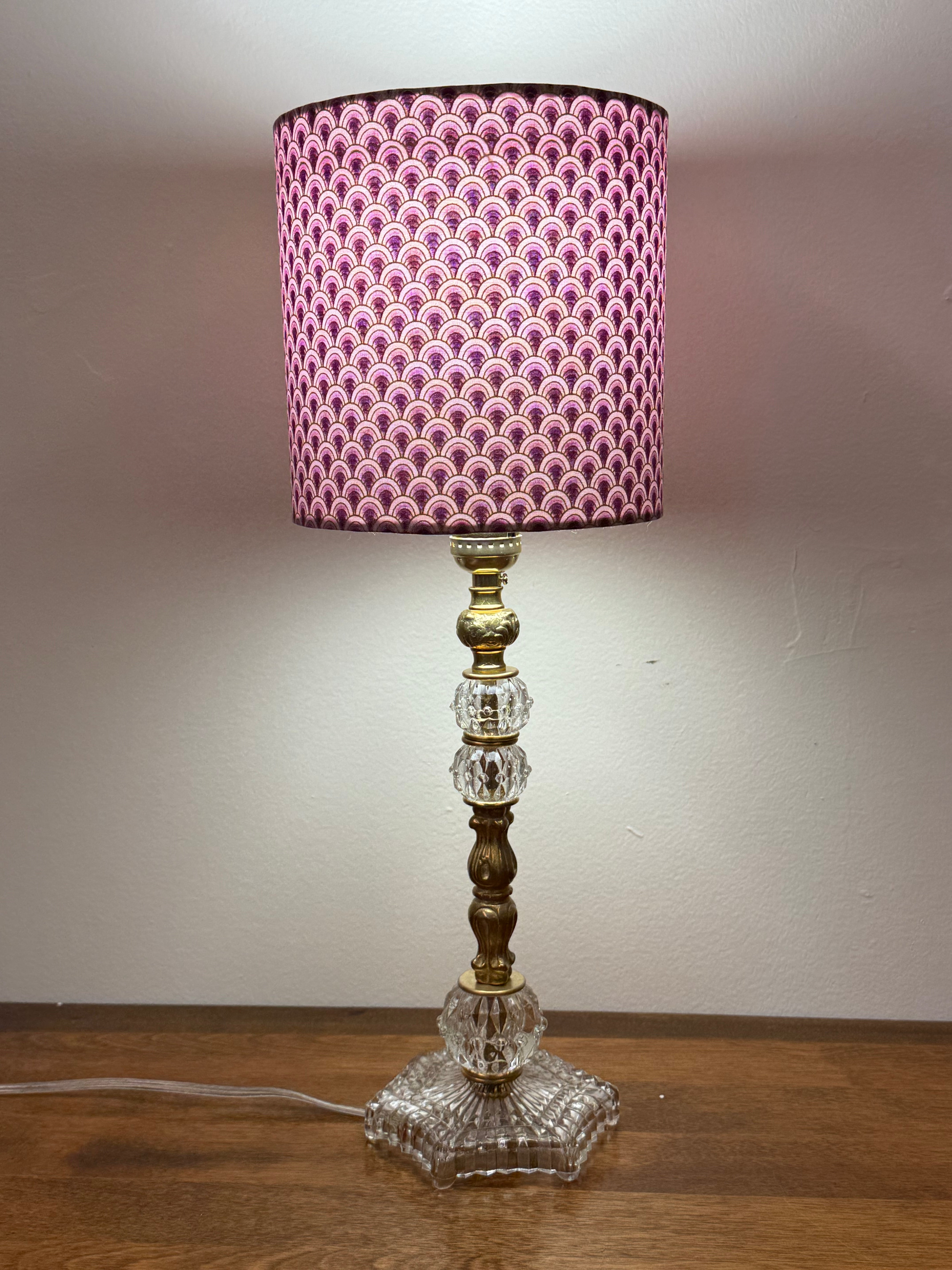 Brass and Glass Re-imagined Lamp