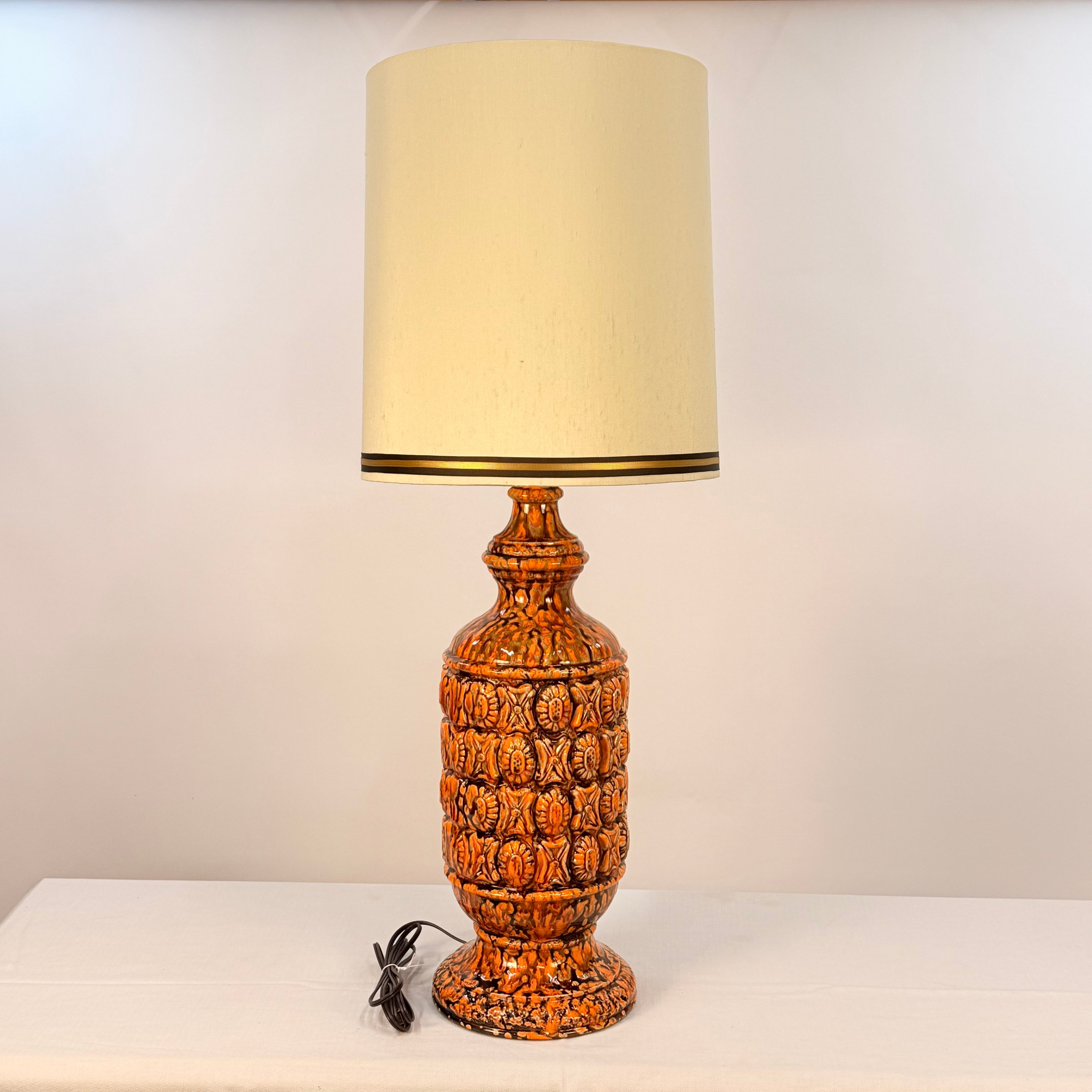 Tall Tapered Drum Shade For MCM Lamps