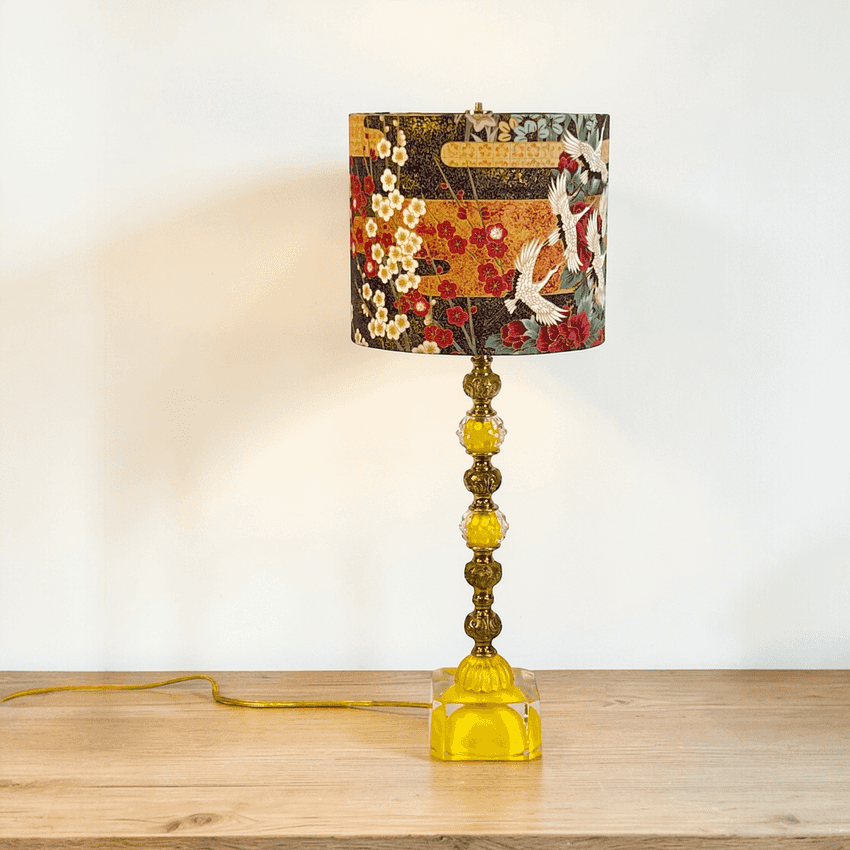 Camille - Canary Yellow Lamp