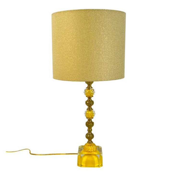 Camille - Canary Yellow Lamp