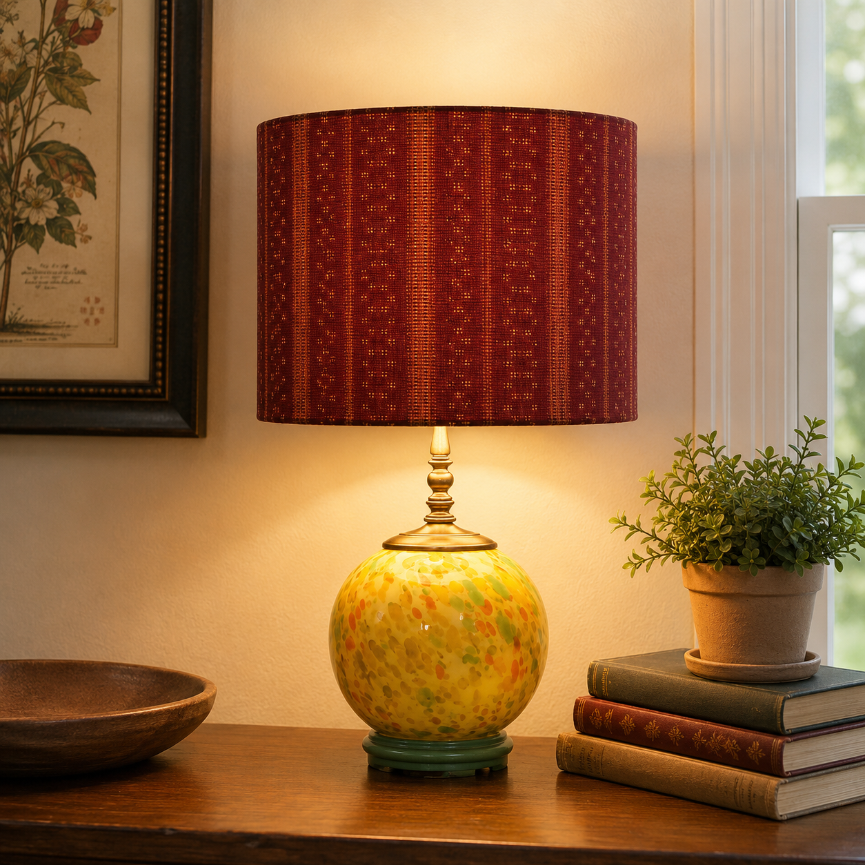 Art Glass Vase Lamp: Modern Decor for Any Home