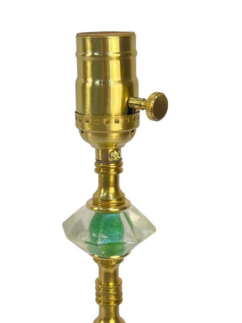 Bibi - Hexagonal Green Boudoir Lamp