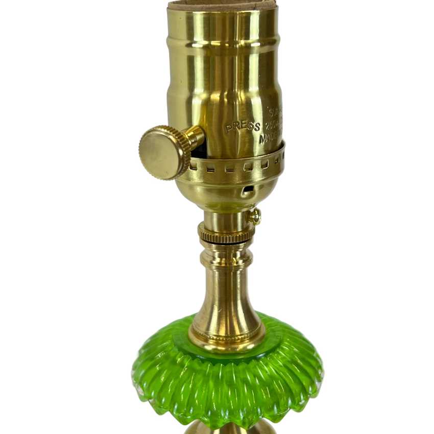 Emmitt - Electric Green Boudoir Lamp