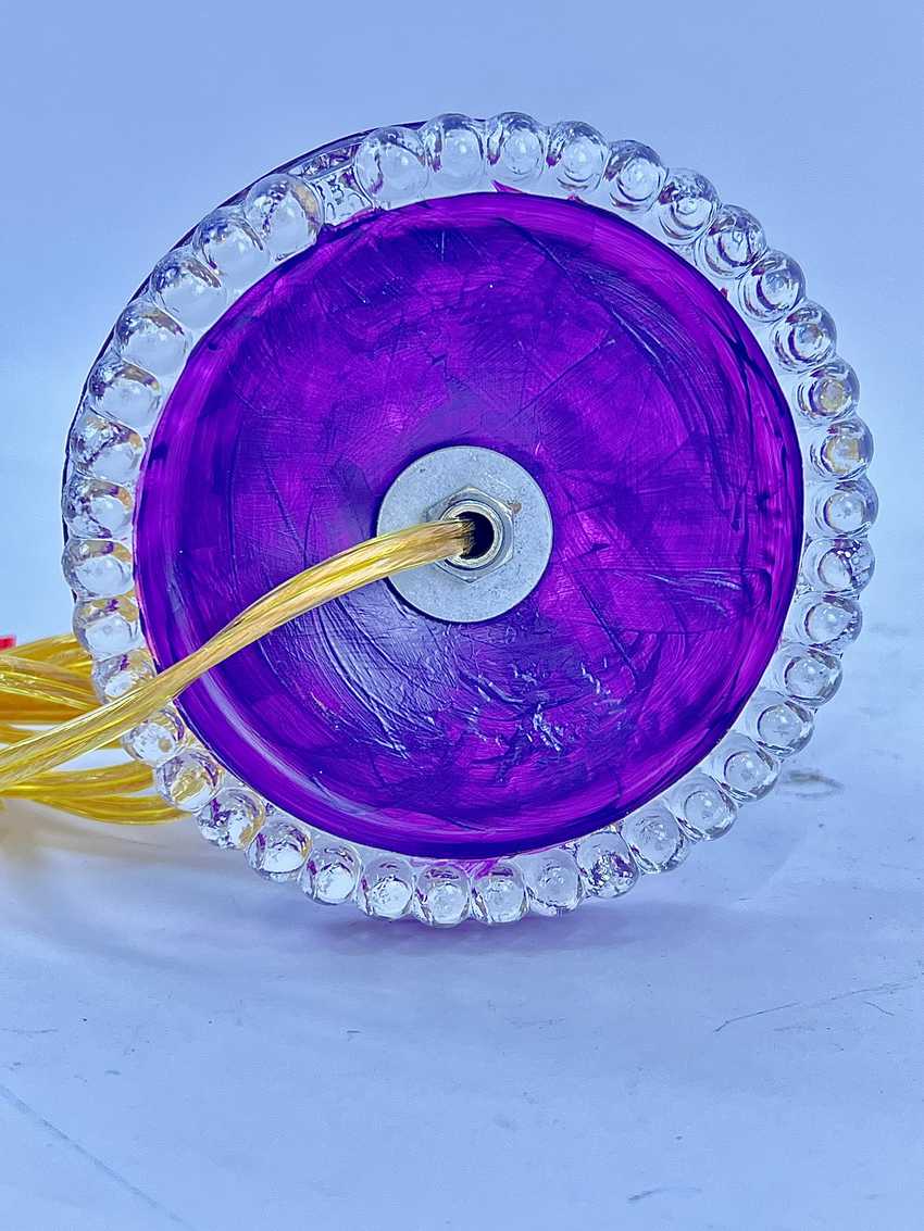 Audrey - Royal Purple Candlestick Lamp