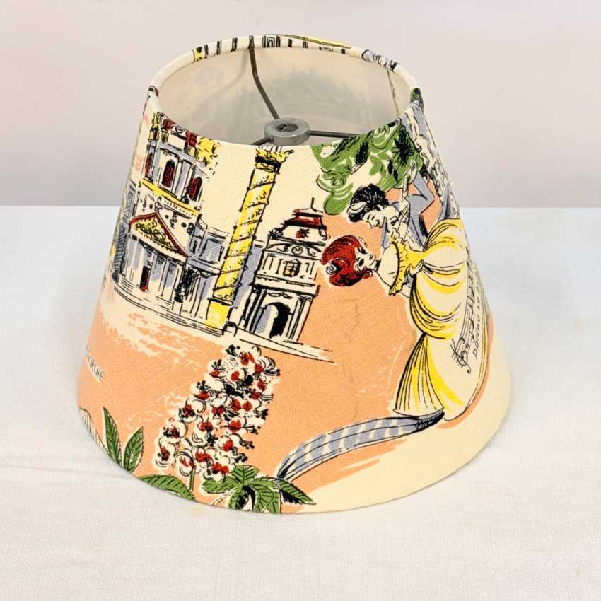 Small Empire Shade in Vintage German Textile