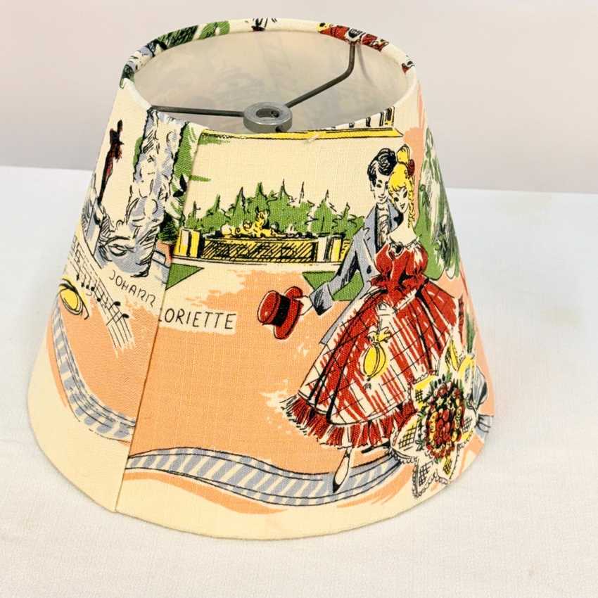 Small Empire Shade in Vintage German Textile