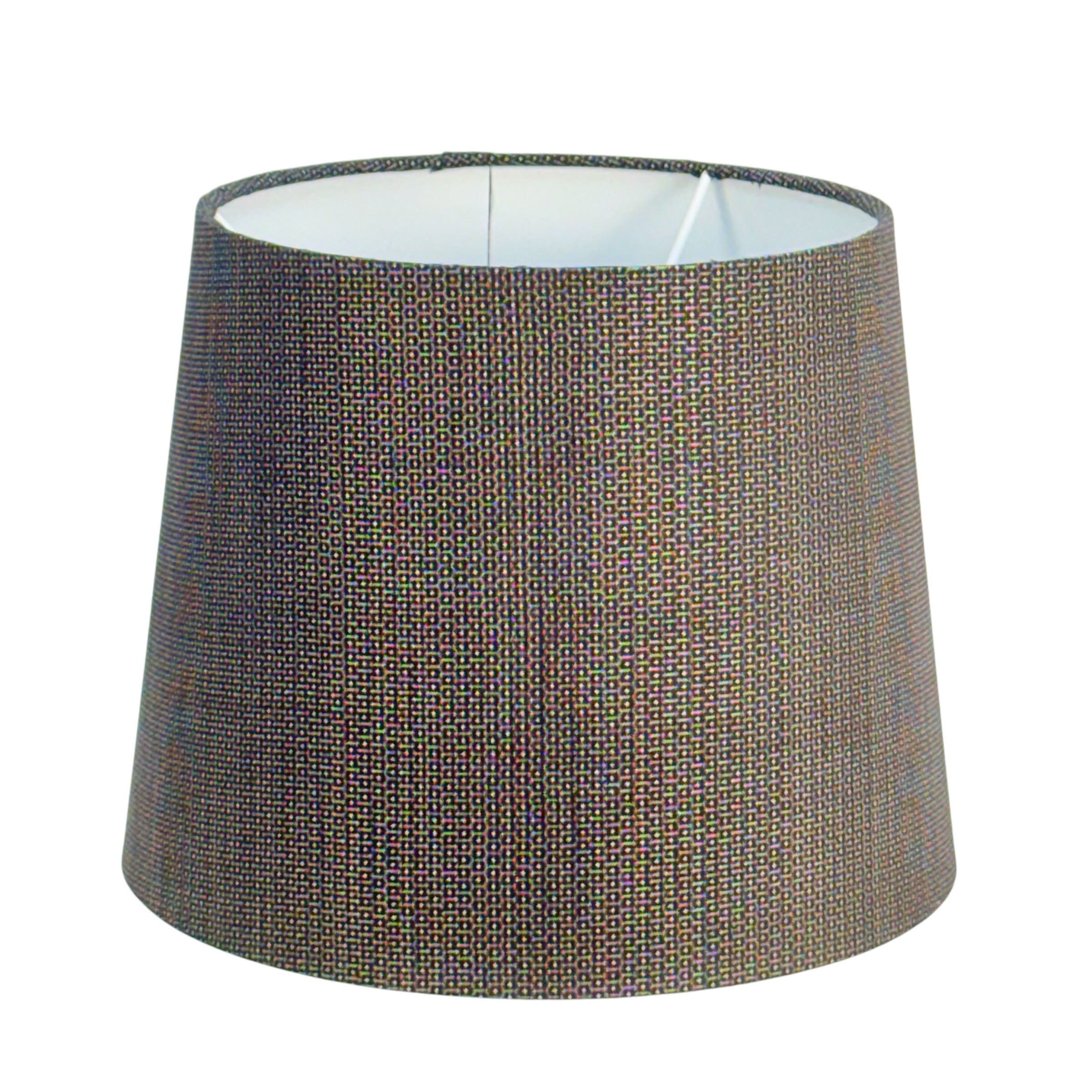 Custom Japanese Oshima Tsumugi Silk Empire Lampshade Vintage 100% Silk Fabric Small or Medium Size