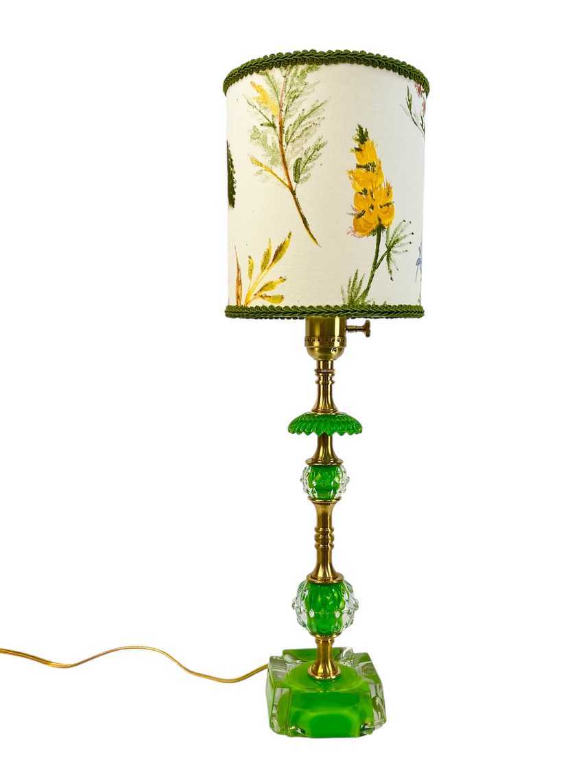 Emmitt - Electric Green Boudoir Lamp