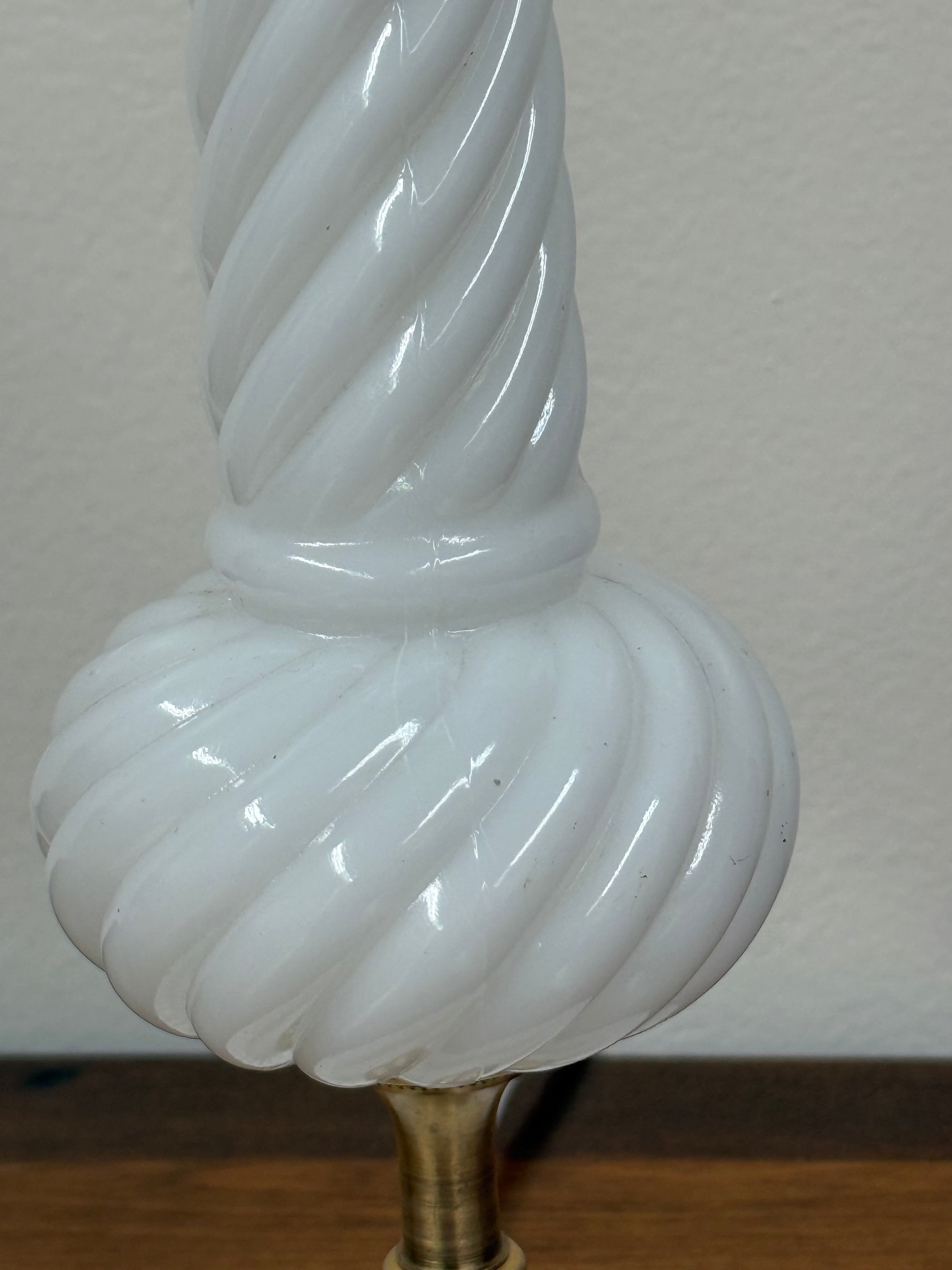 Re-Imagined Milk Glass Lamp
