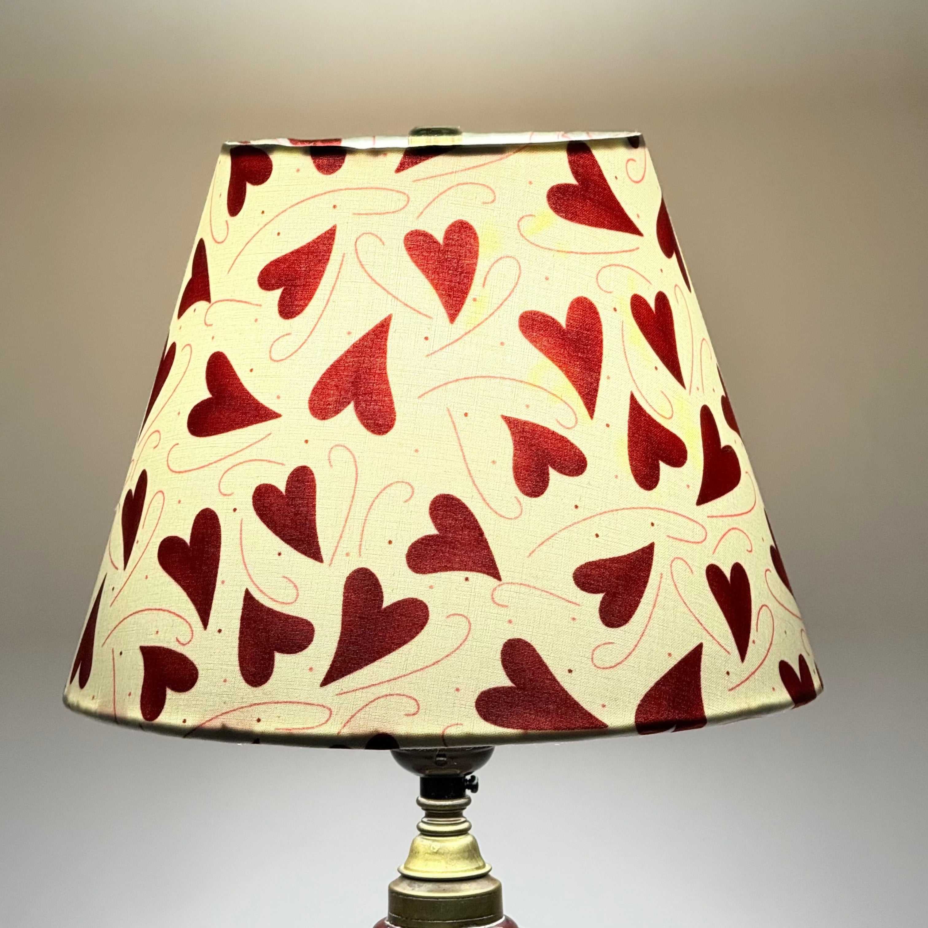 Red Hearts - Small Cone Shade
