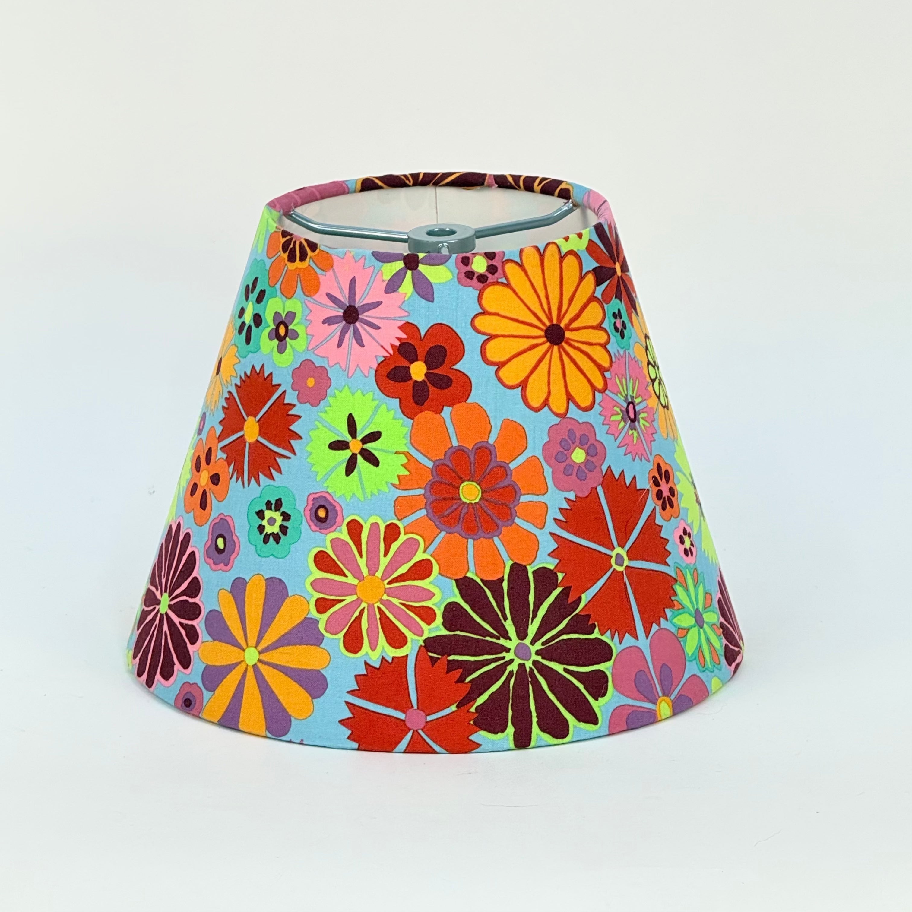 Small Cone Shade in Folk Flower Fabric by Kaffe Fassettt
