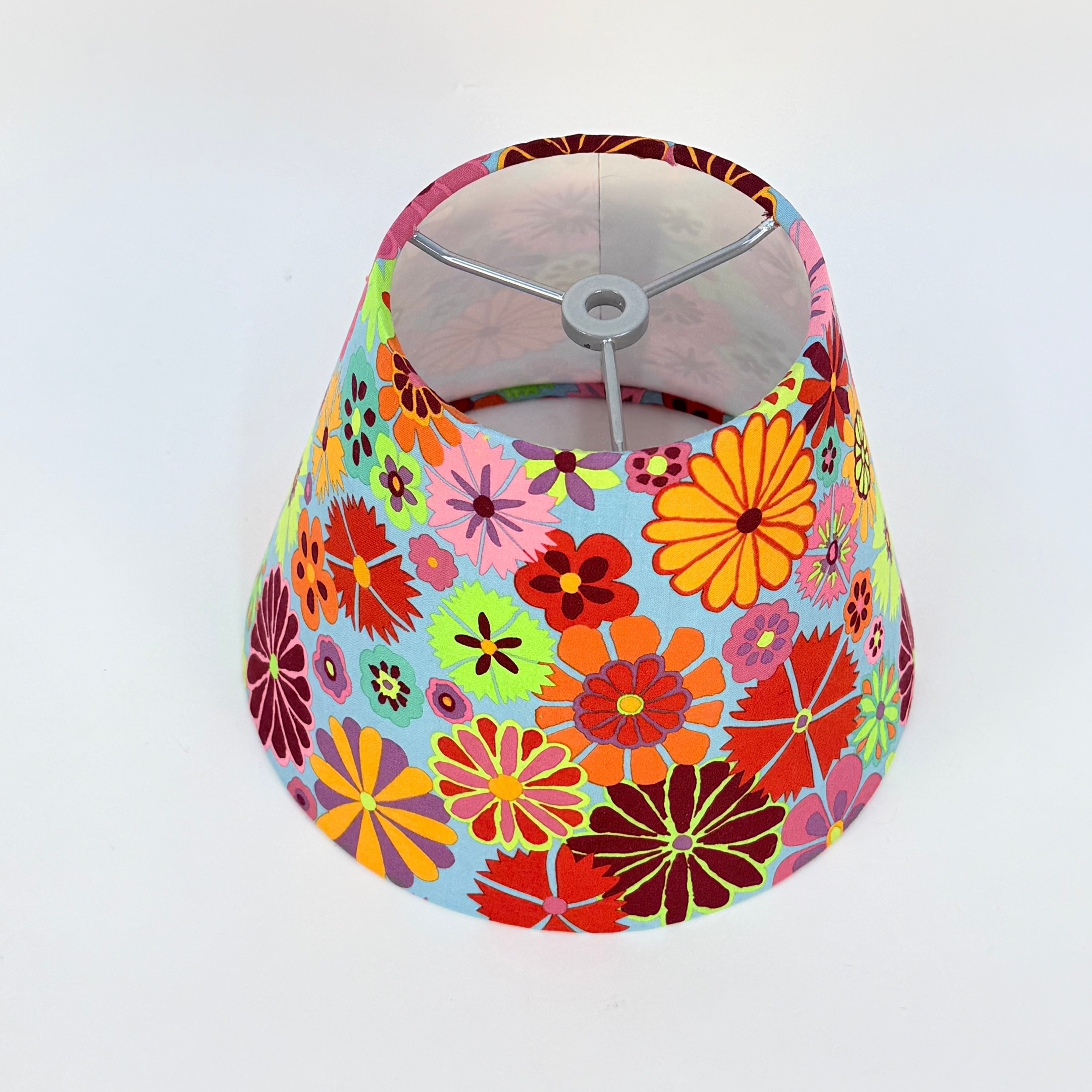 Small Cone Shade in Folk Flower Fabric by Kaffe Fassettt