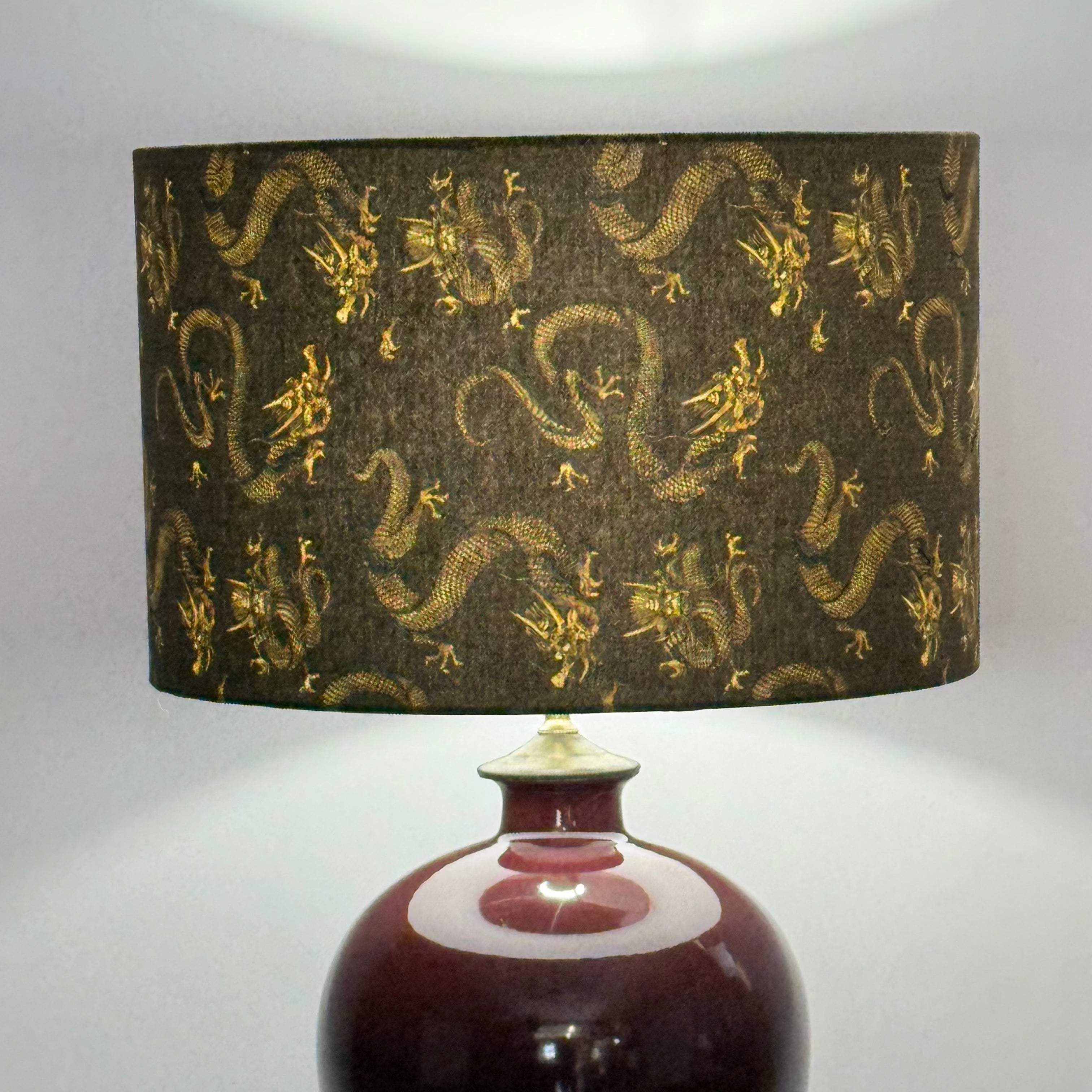 Bronze Dragons - 16 inch Drum Shade