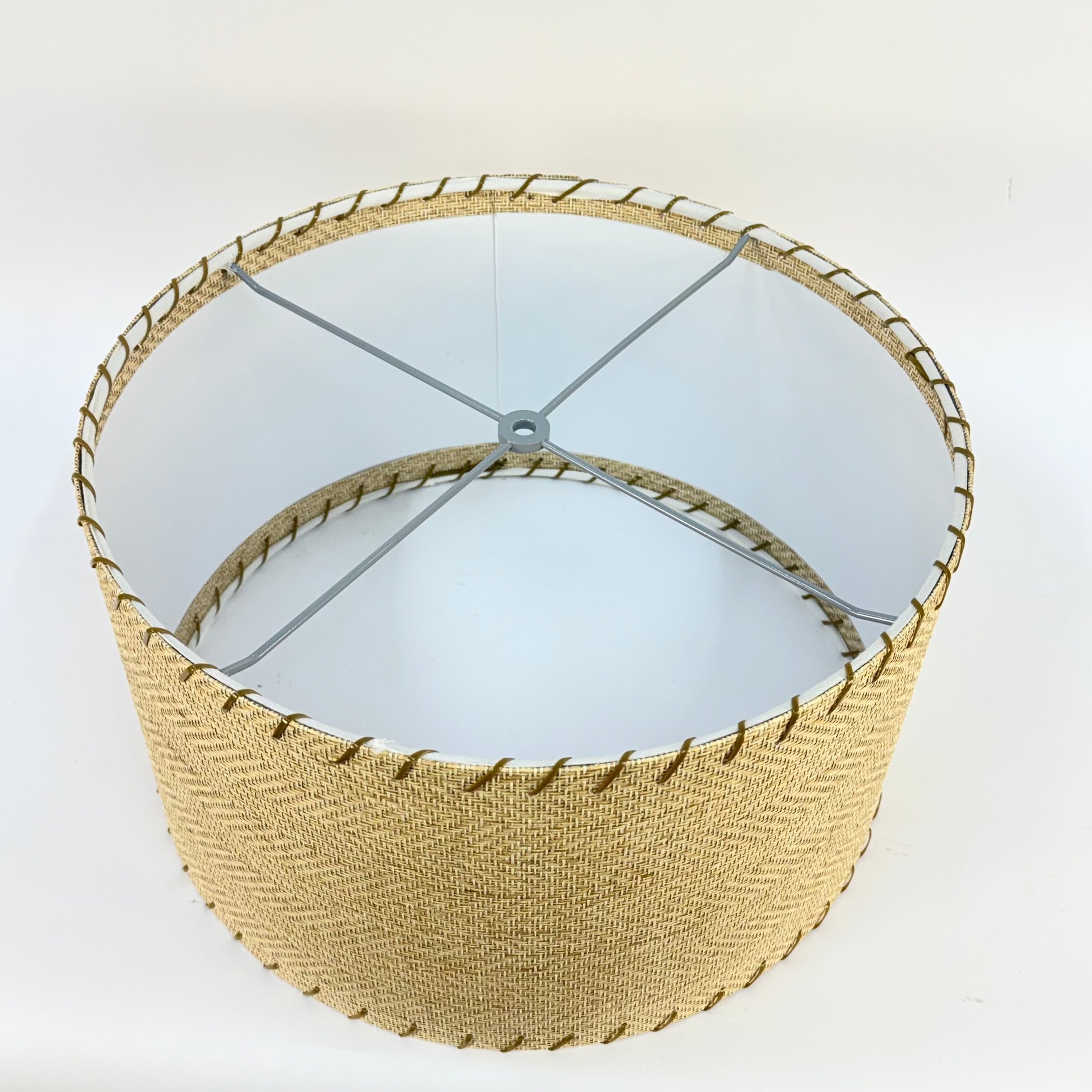 Grasscloth - 16 inch Drum Shade