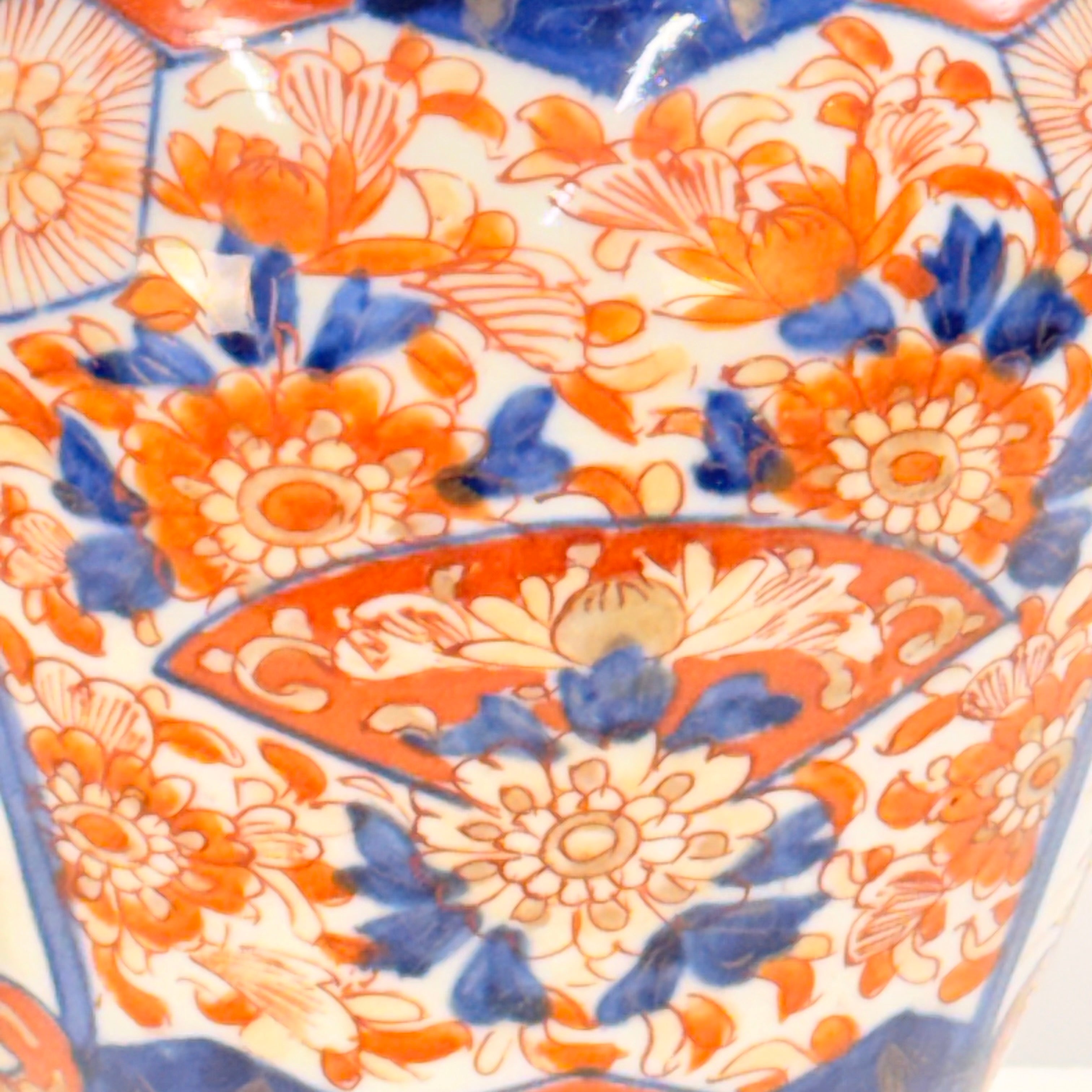 Antique Japanese Imari Vase Lamp