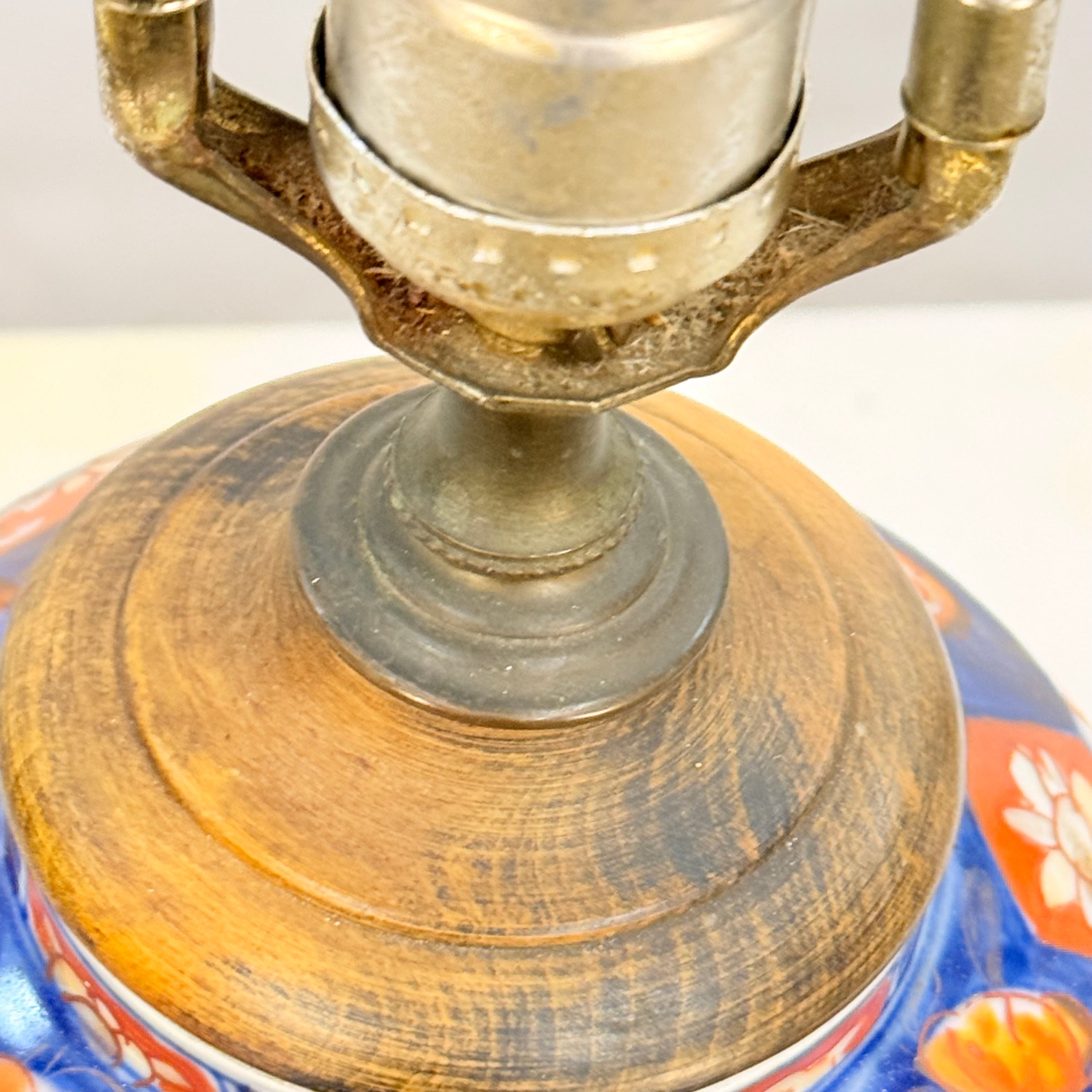 Antique Japanese Imari Vase Lamp
