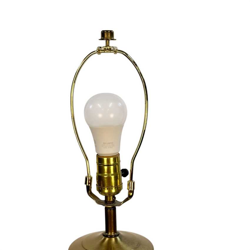 Vintage Blanc de Chine Style Lamp Pierced Porcelain Cherry Blossom Asian Table Lamp Hong Kong 27”