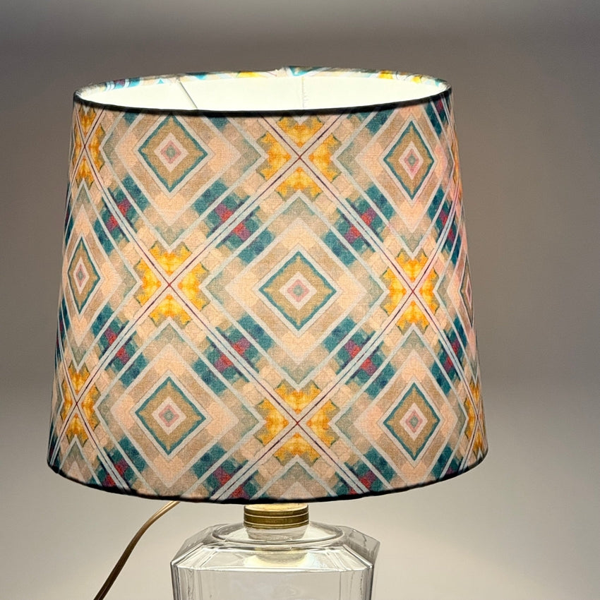Lantern Sparkle Geometric Pattern - 12 inch Medium Empire Shade