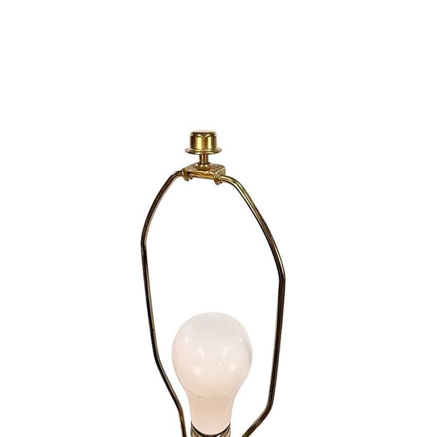 Vintage Gold Green Table Lamp, Mcm Elegant Mcm Lamp, Unique Retro Vintage Lamp