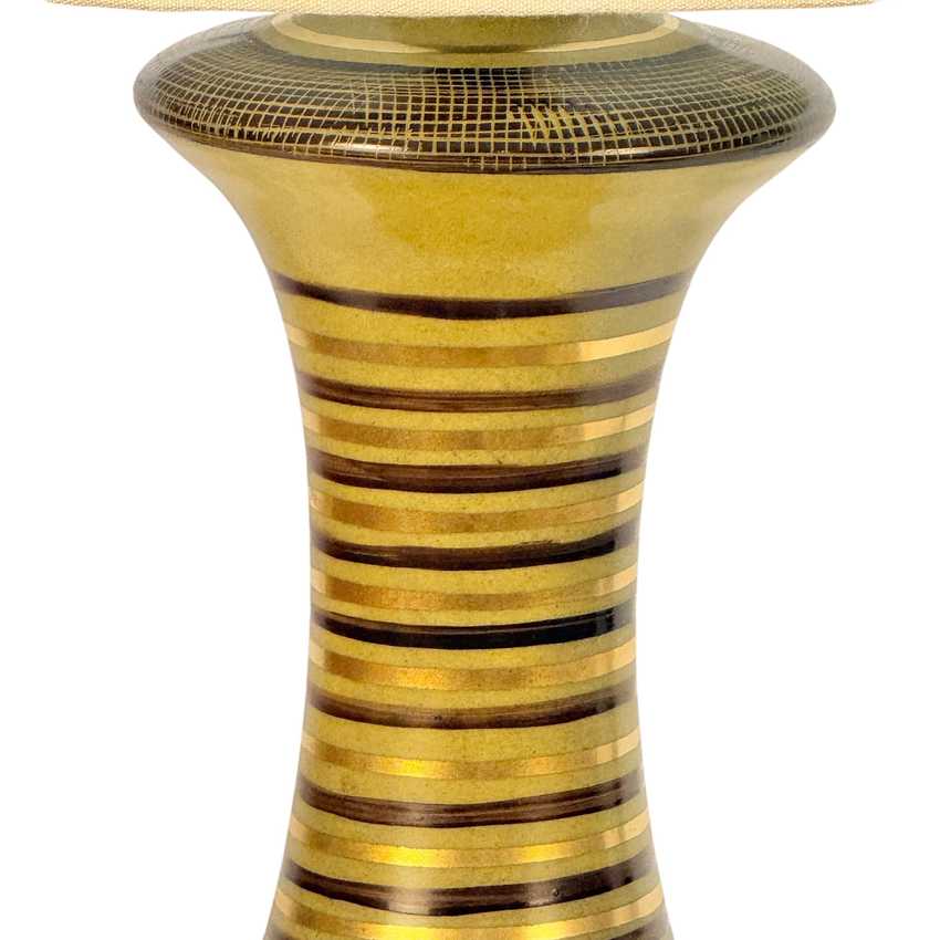 Vintage Gold Green Table Lamp, Mcm Elegant Mcm Lamp, Unique Retro Vintage Lamp