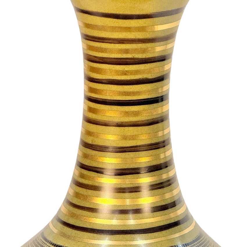 Vintage Gold Green Table Lamp, Mcm Elegant Mcm Lamp, Unique Retro Vintage Lamp