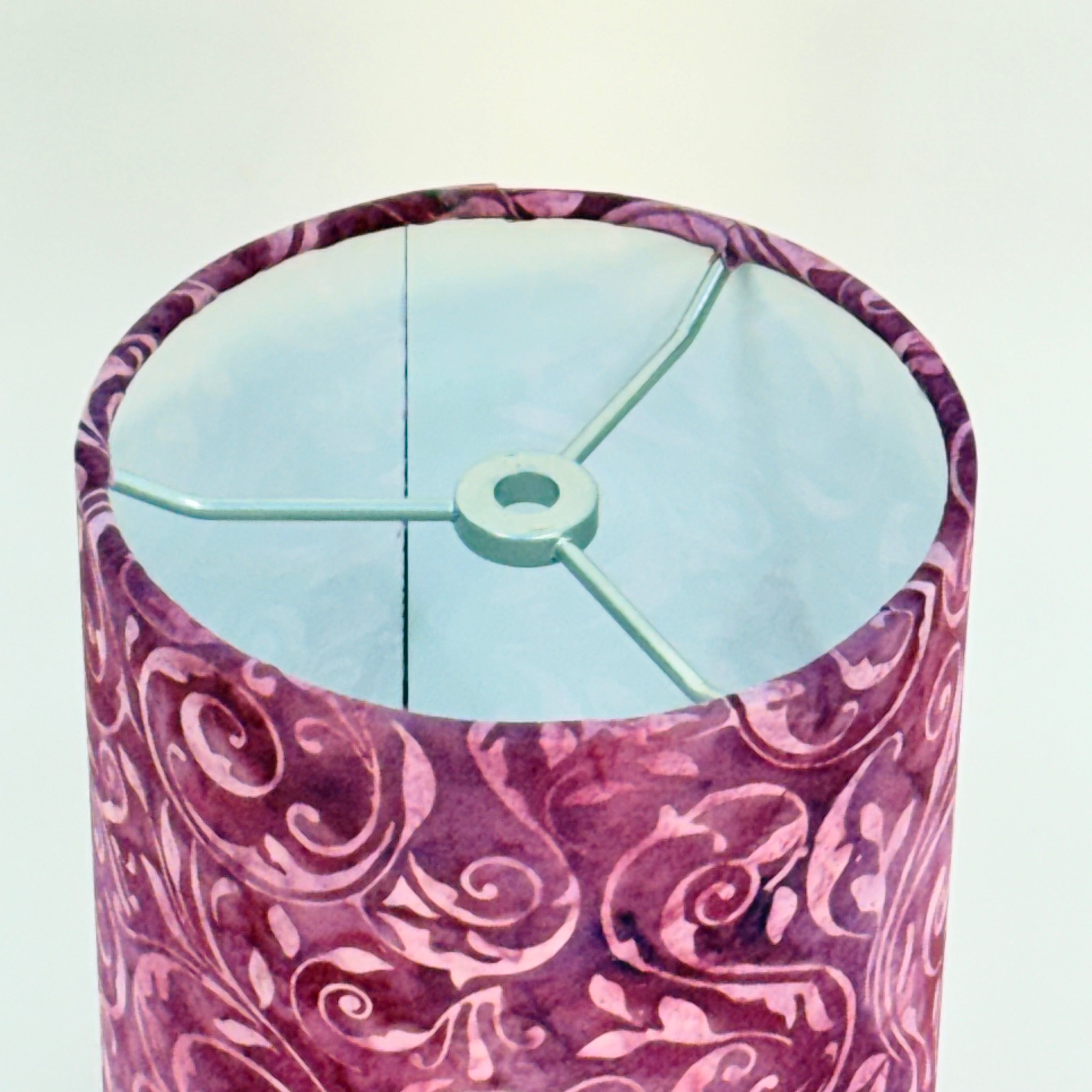 Magenta and Pink Batik  - 6 inch Drum Shade