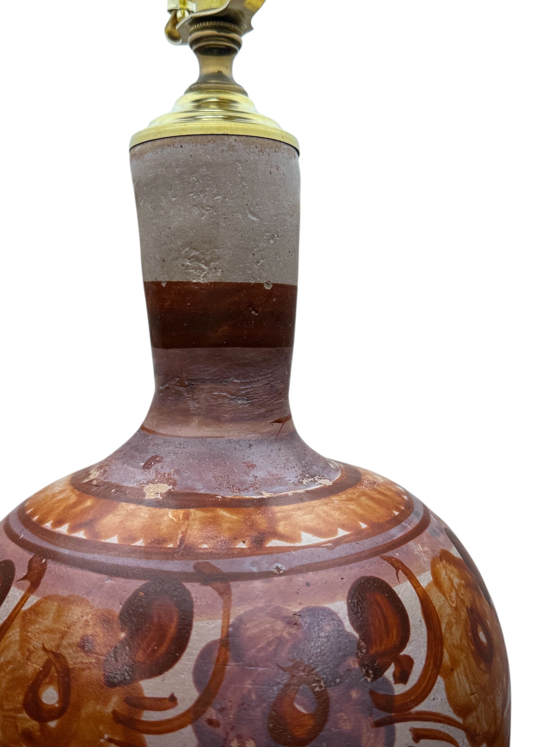 Mexican Pottery Water Jug Lamp