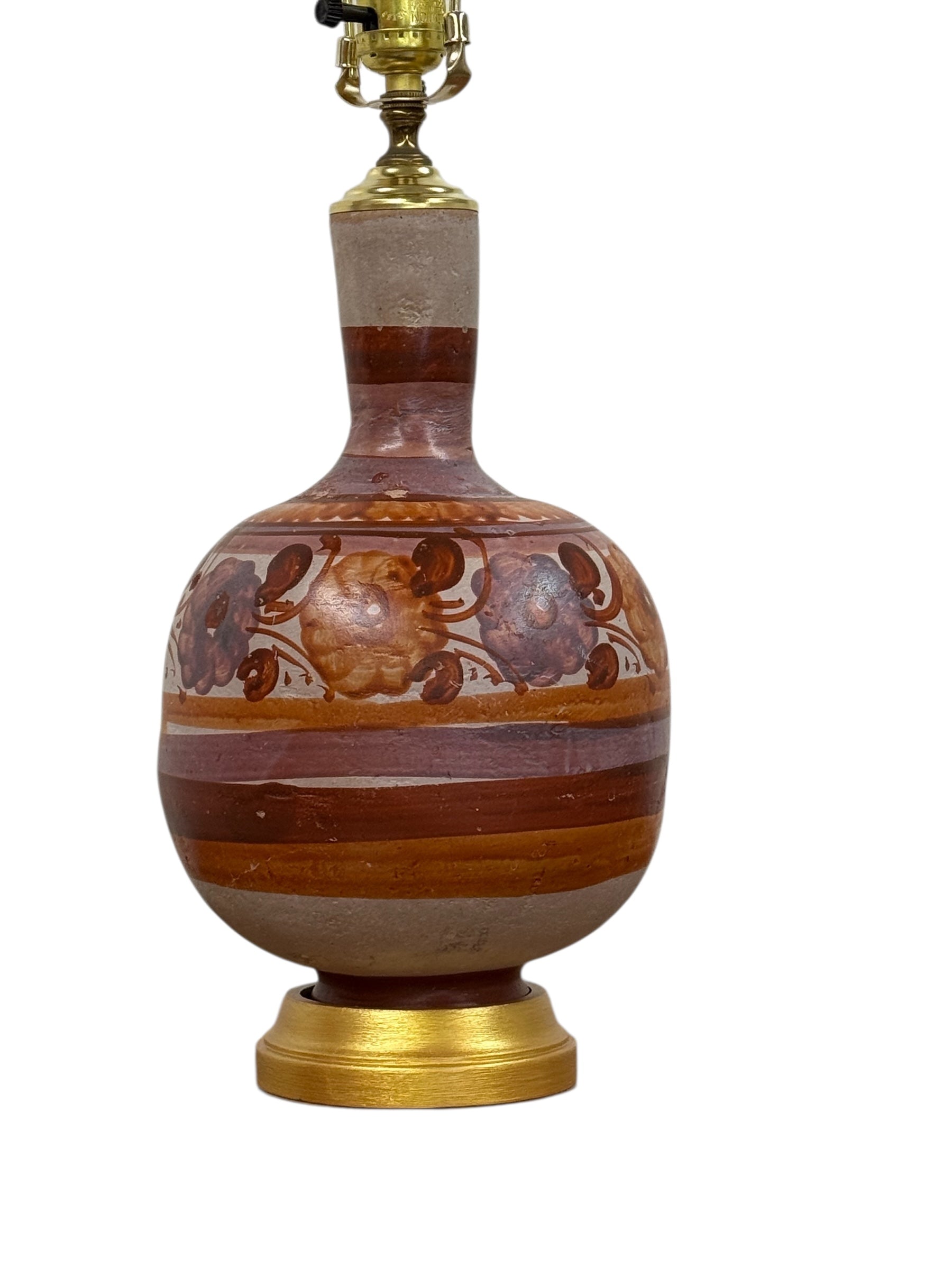 Mexican Pottery Water Jug Lamp