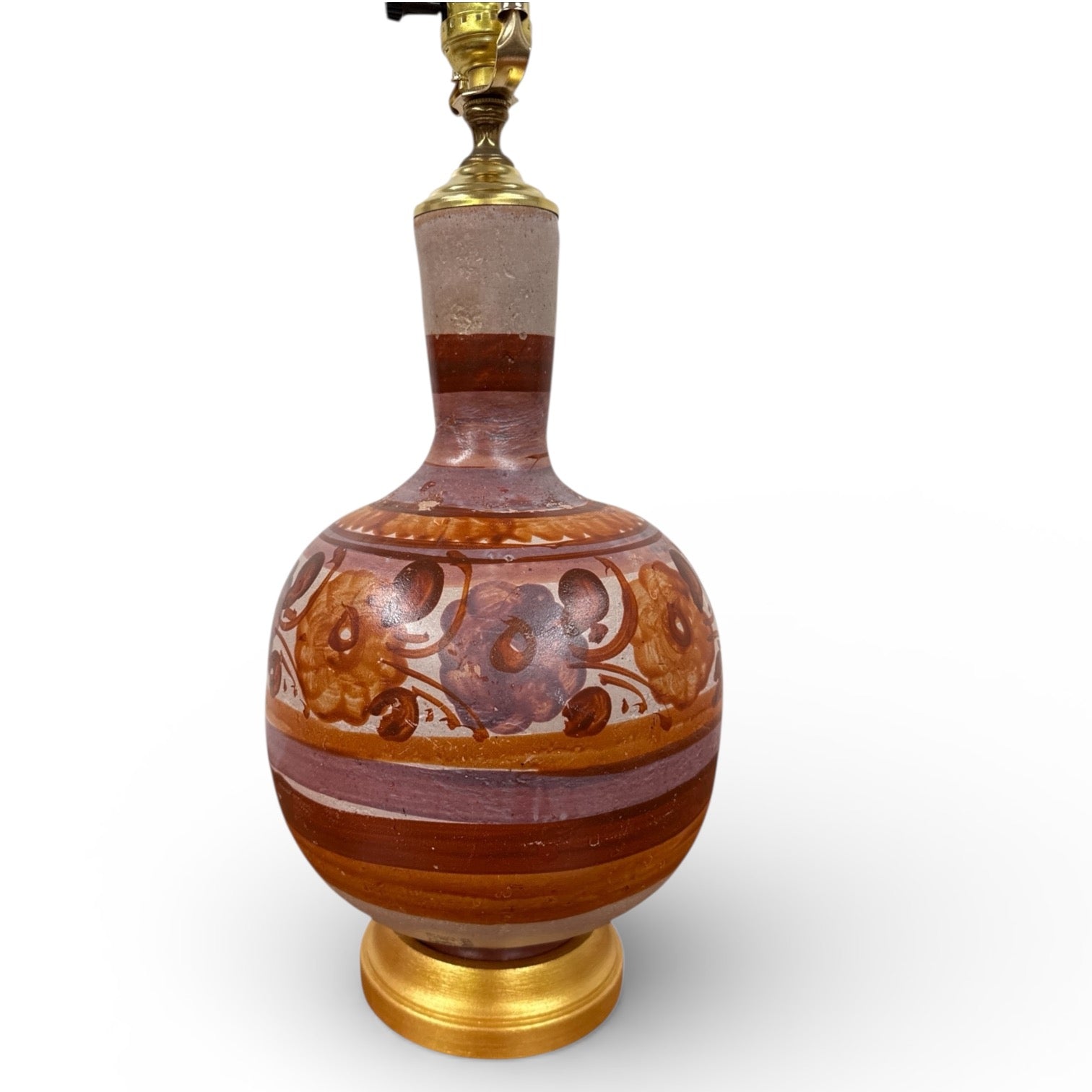 Mexican Pottery Water Jug Lamp